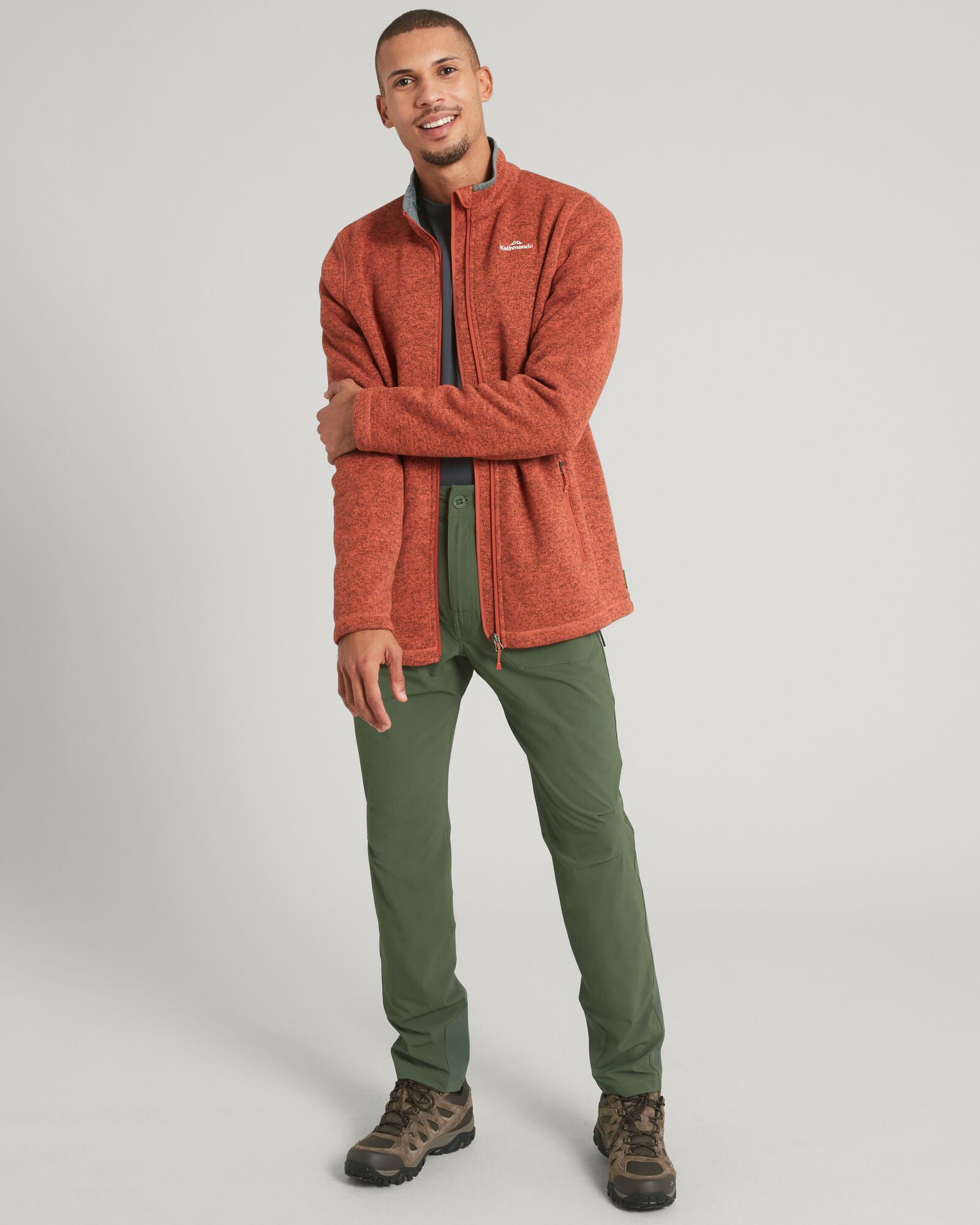 Men's ULT Hike Pants - Lightweight Quick-Dry Outdoor Adventure Pants for Hiking, Camping & Travel - Thyme Green