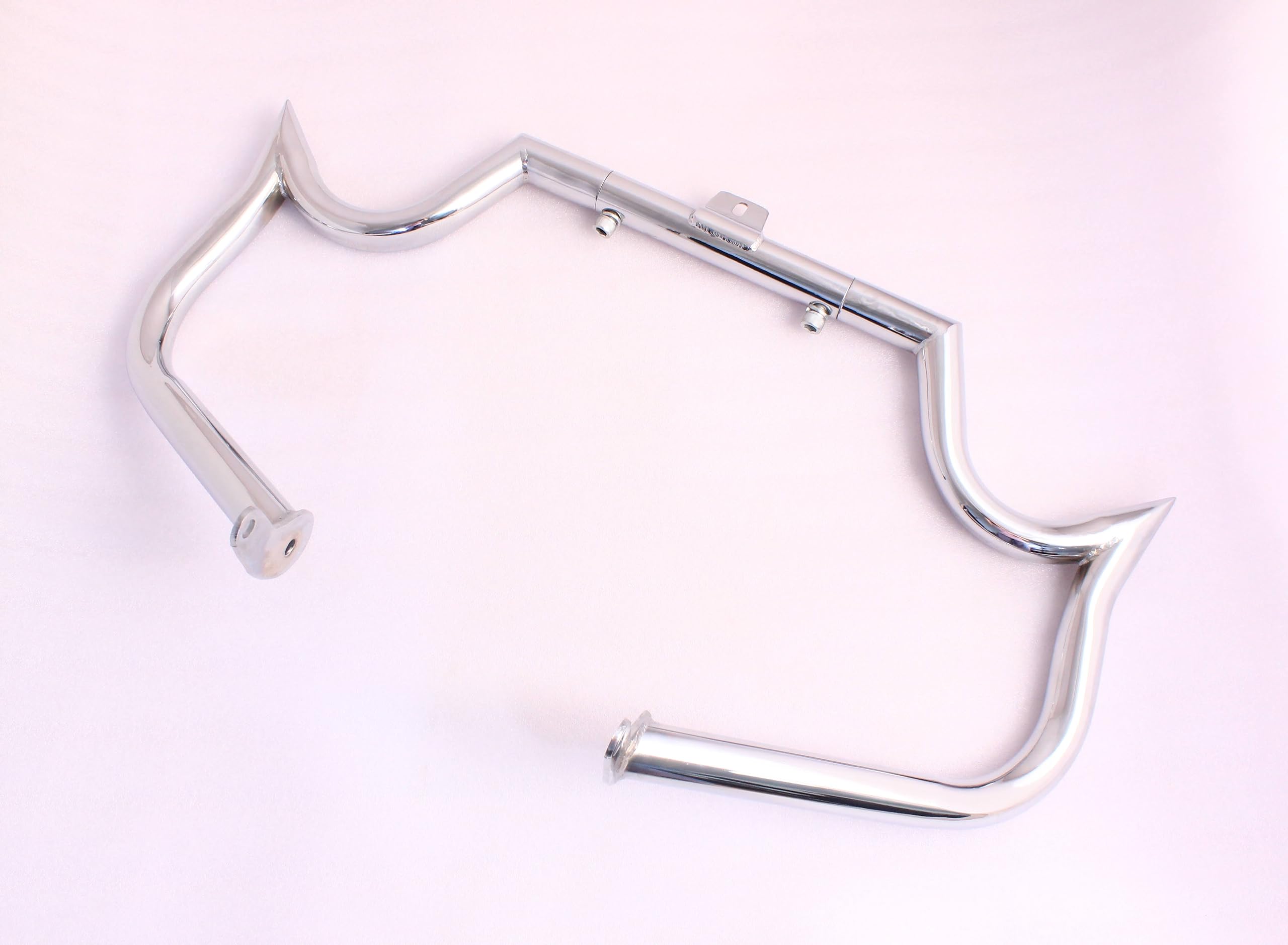 Harley Davidson Softail Engine Guard Crash Bar - Chrome Detachable Protection for Fatboy, Heritage Deluxe & Slim Models (2000-2017) | Perfect for Highway Riding & Custom Bike Builds