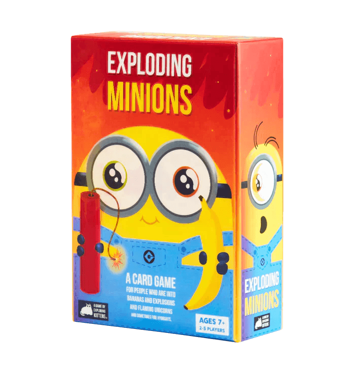 Exploding Minions Board Game - Fun Family Party Game for Kids & Adults - Perfect for Game Nights, Birthday Parties & Gatherings
