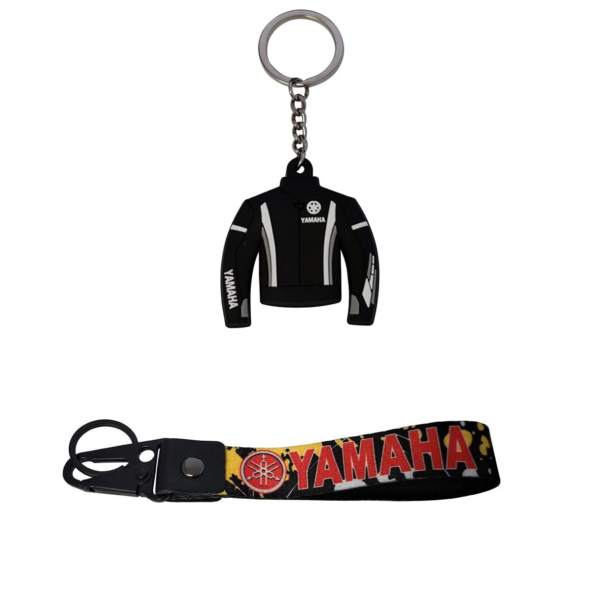 Hest Big Keyring & Rubber Keychain - Durable Motorcycle, Scooter, ATV, Car Key Chain - Perfect for Yamaha Accessories & Gift Ideas - Great for Riders, Commuters & Vehicle Enthusiasts