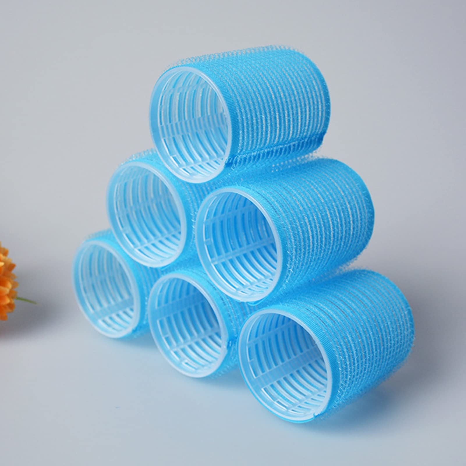 3PCS Self-Grip Hair Rollers Set for Heatless Curls - Soft Sponge Rollers for Long, Medium, Short, Thick & Thin Hair - Perfect for Bangs & Volume - Salon-Quality Hair Styling at Home (Great for Parties, Weddings & Everyday Styling)