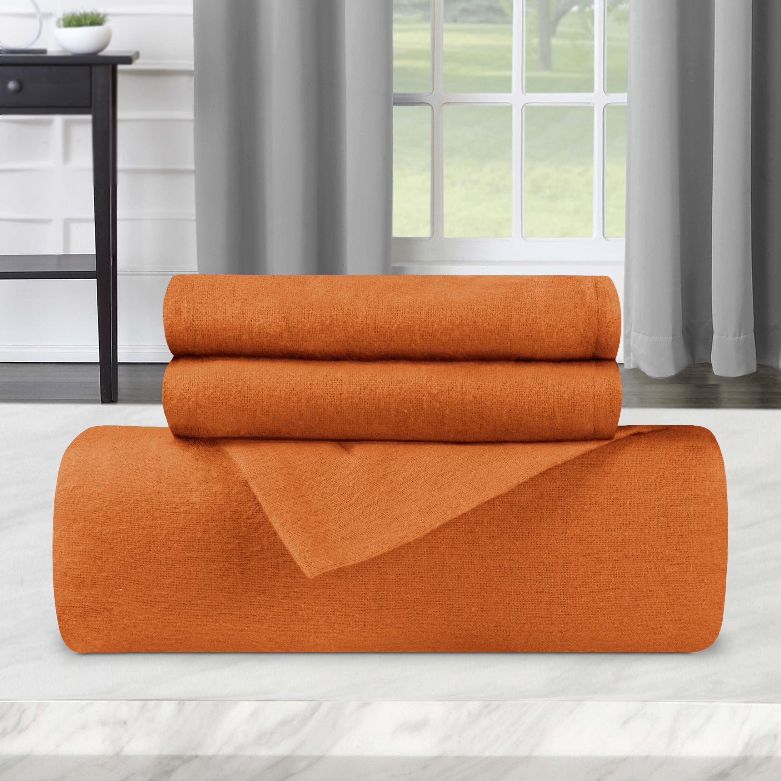 Premium 100% Cotton Flannel Duvet Cover Set - Soft & Cozy Bedding for Winter - Perfect for Master Bedroom, Guest Room & Cold Weather Comfort