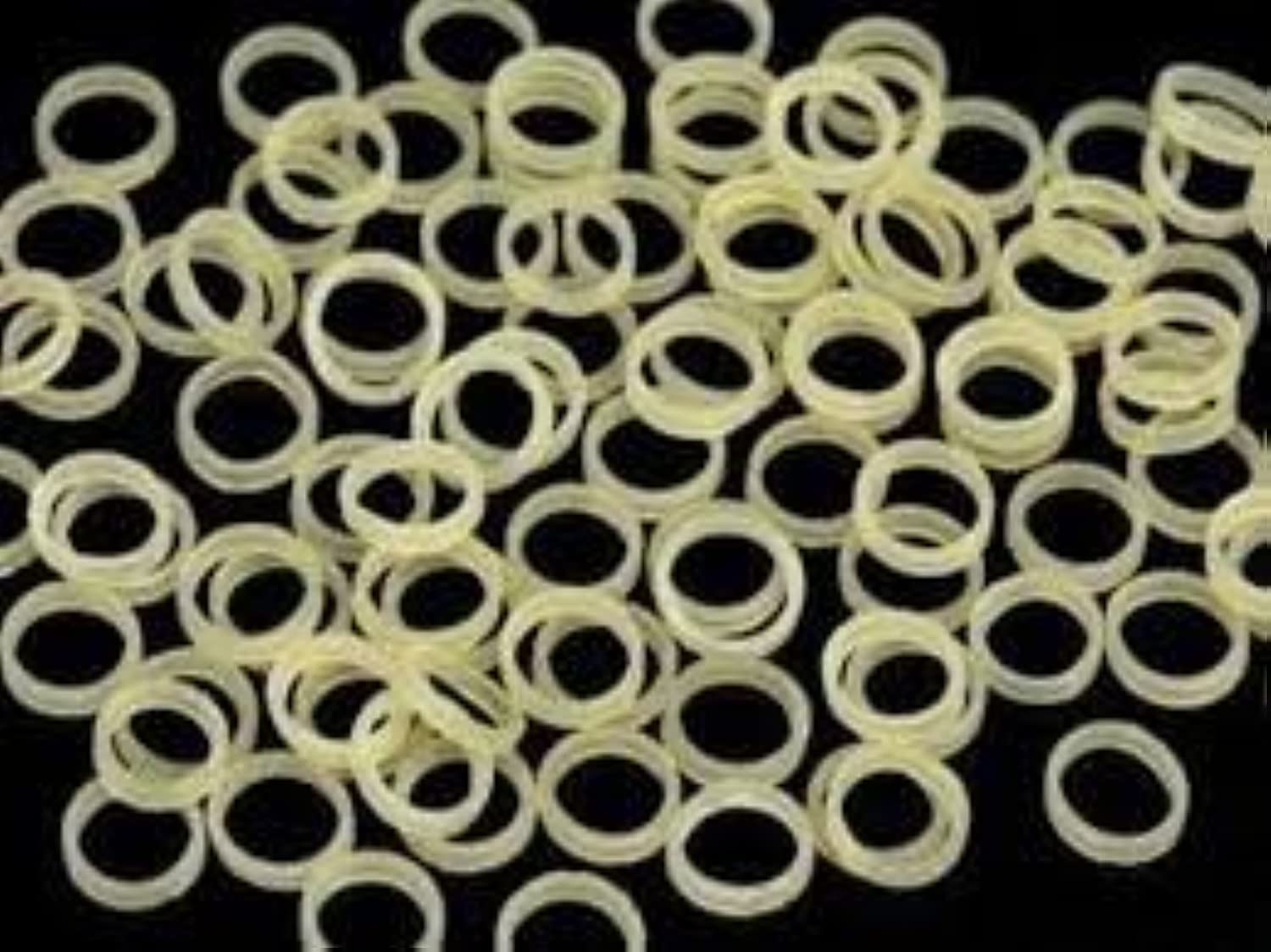 AdentalZ 3/16 Inch Natural Orthodontic Elastic Rubber Bands - Heavy 4.5oz, 100 Bands per Pack for Gap Teeth Correction - Perfect for Braces, Invisalign & DIY Teeth Alignment at Home