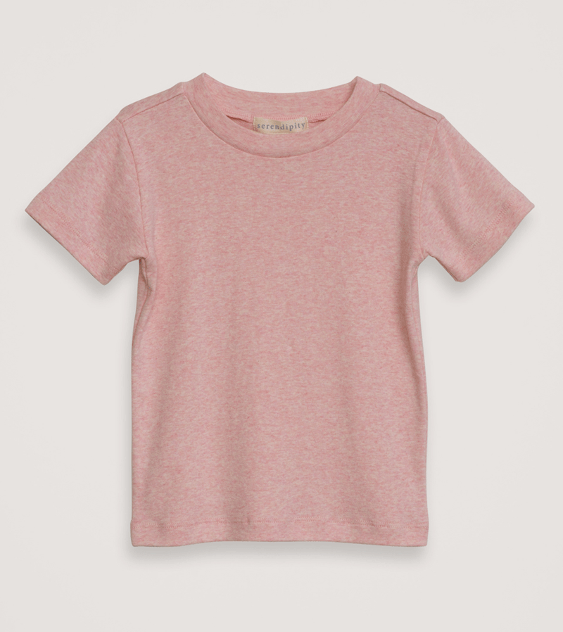 Organic Cotton Clay Short Sleeve T-Shirt by Serendipity - Soft & Eco-Friendly Casual Tee for Women | Perfect for Everyday Wear, Yoga & Weekend Outings