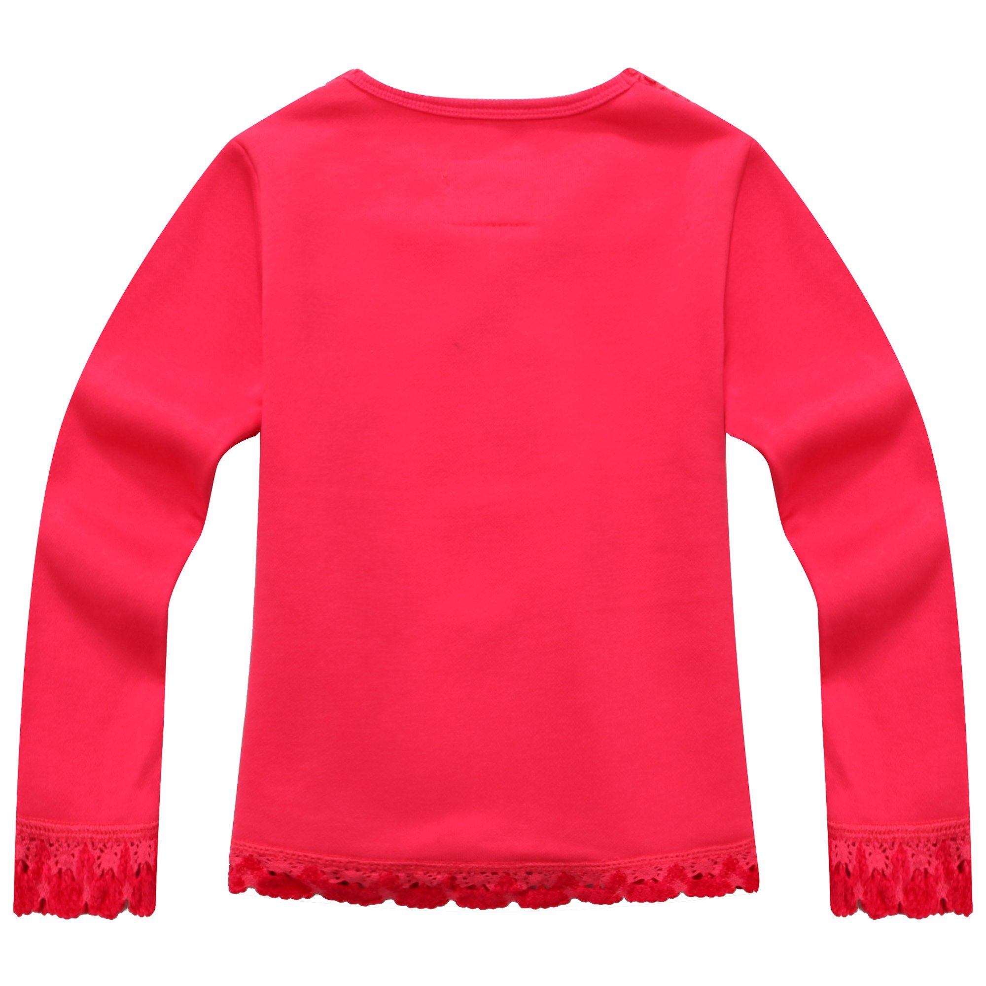 Richie House Girls' Lace Cardigan - Soft & Sweet Knit Sweater for Toddlers & Kids - Perfect for School, Parties & Special Occasions