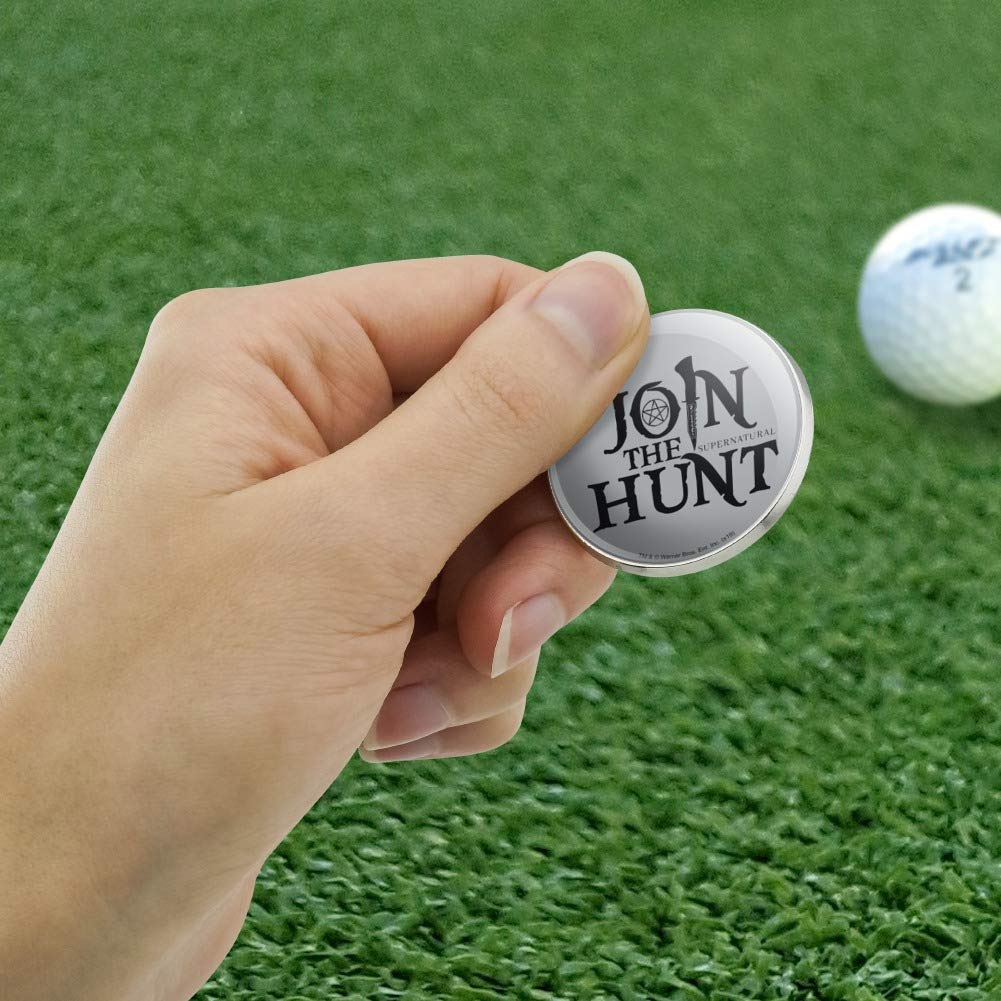 Supernatural Anti-Possession Symbol Metal Golf Ball Marker - Premium Golf Accessory for Supernatural Fans | Perfect for Golf Tournaments, Gifts, and Collectibles