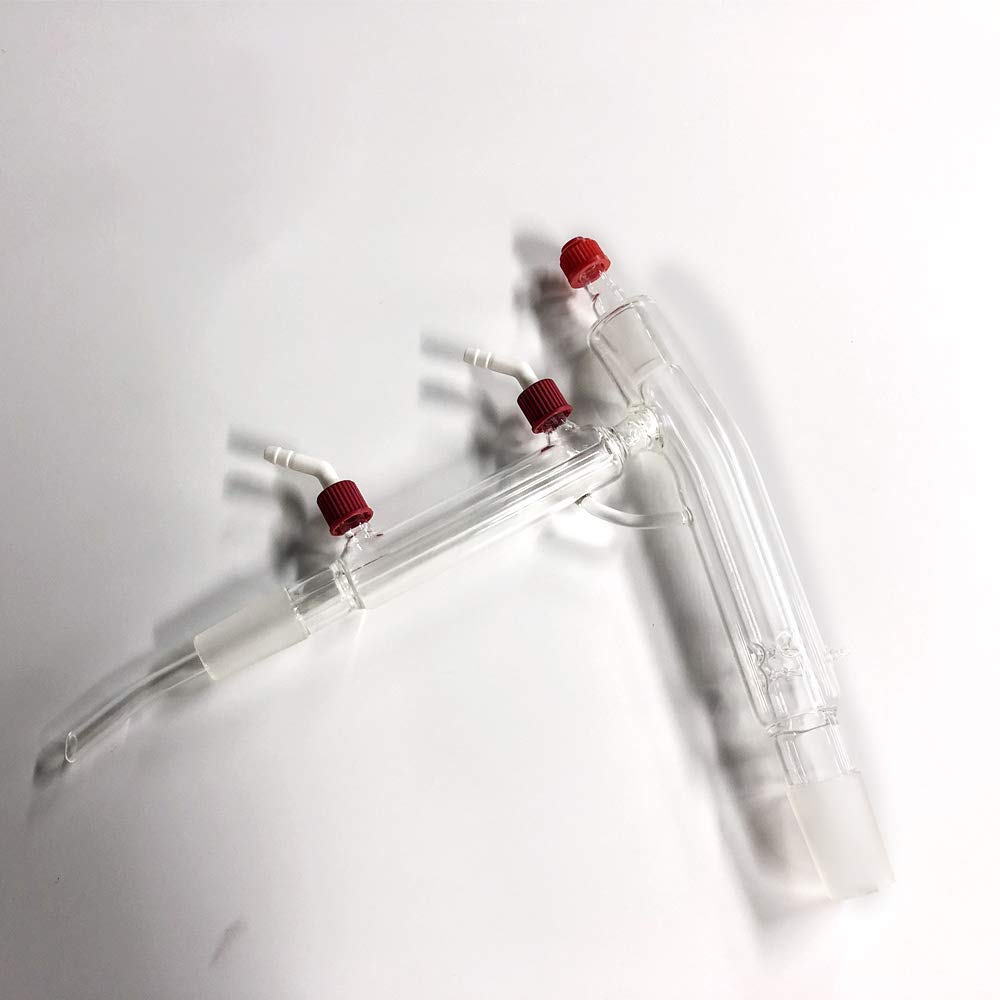 HNZXIB 2L Heavy Wall Short Path Vacuum Jacketed Distillation Head - Essential for Essential Oil Extraction, CBD Purification & Home Chemistry Labs