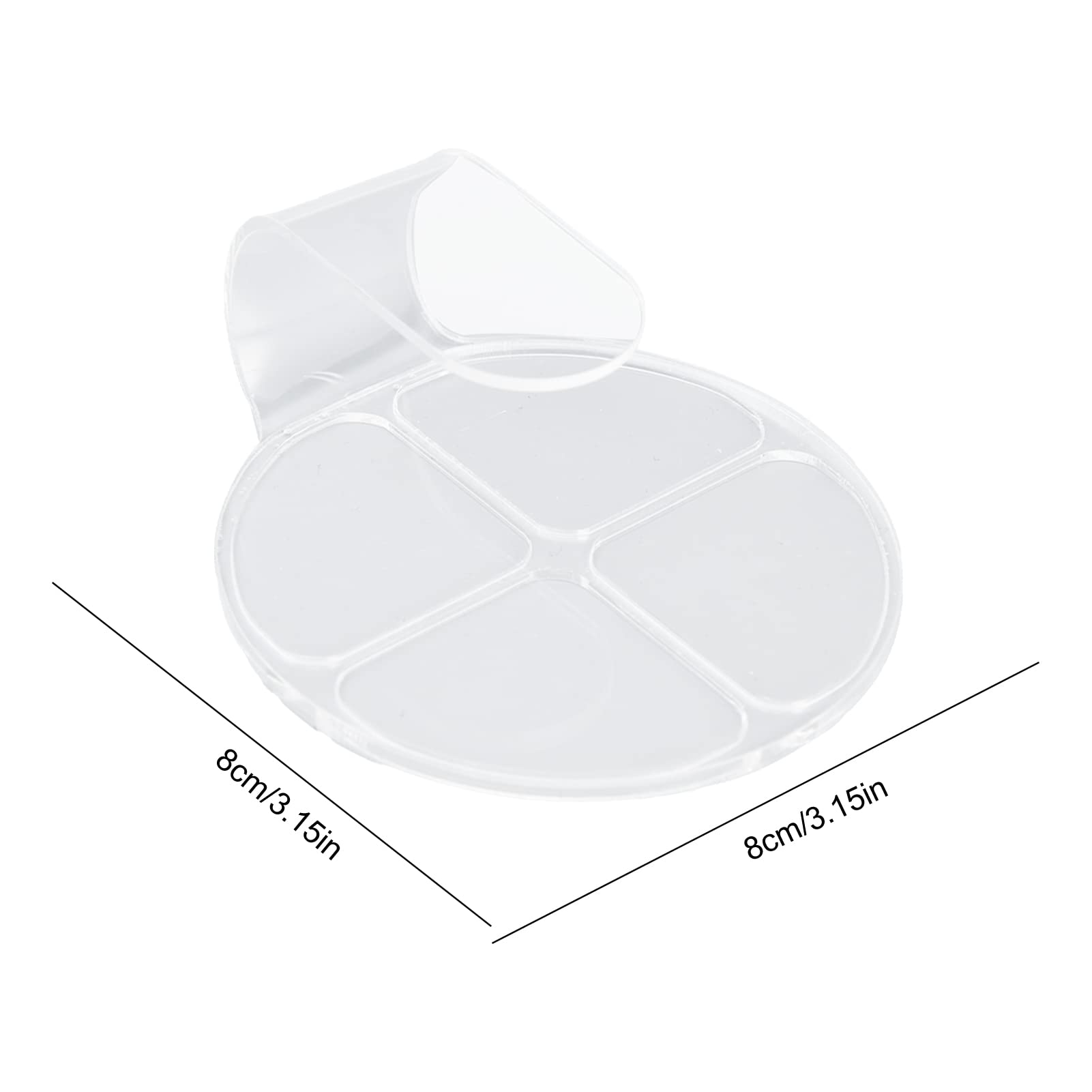 Professional Nail Art Tray - High Transparency Nail Polish Organizer for Easy Lip Gloss & Nail Design | Perfect for Home Salons & DIY Manicures