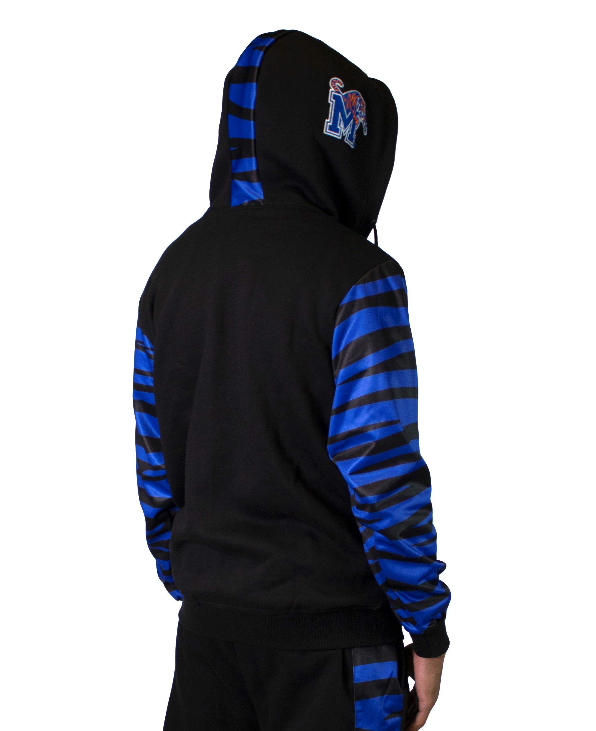 Memphis Tigers Men's Fleece Full Zip Hoodie - Warm & Comfortable Pullover for College Fans - Perfect for Game Day, Tailgating & Casual Wear