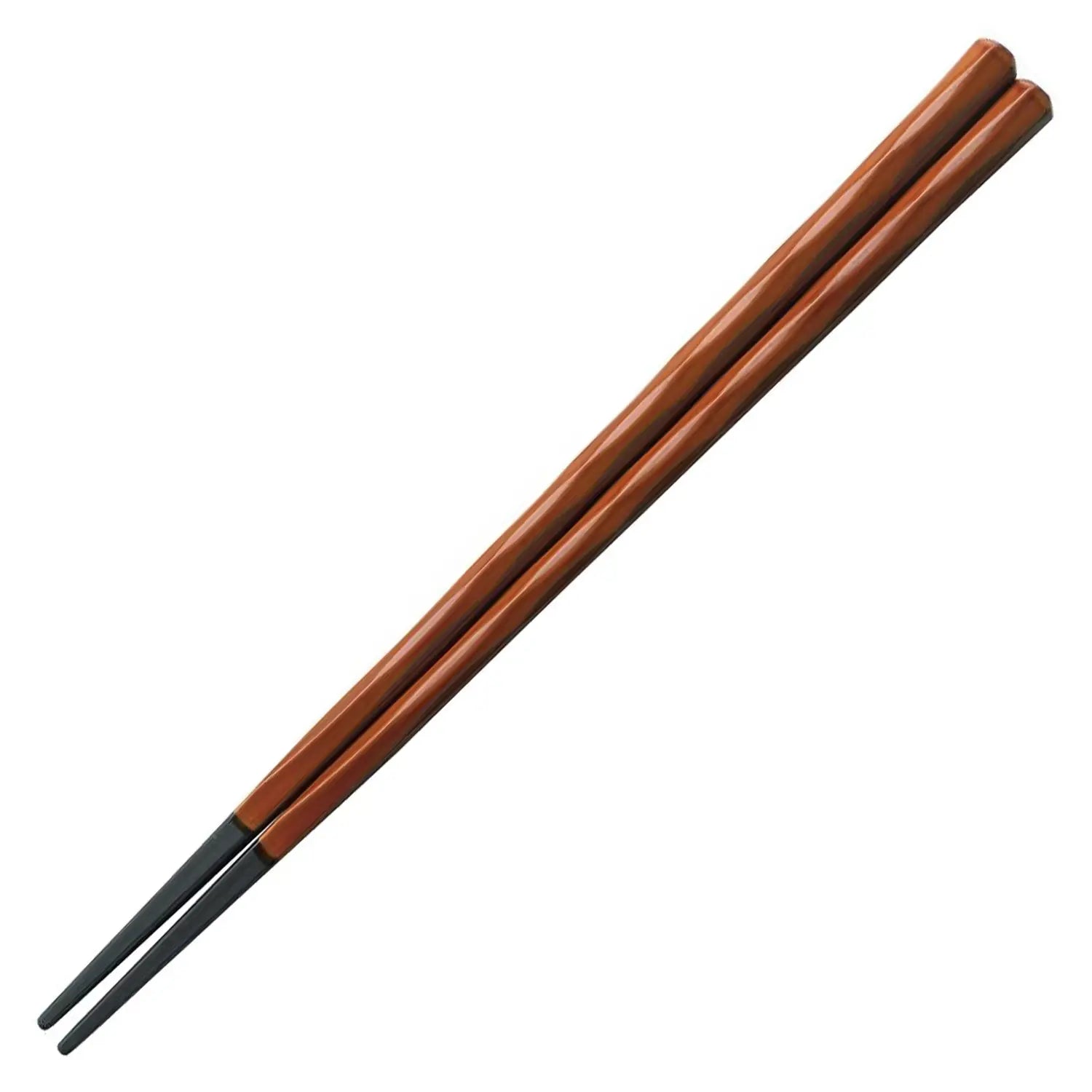Premium PBT Resin Hexagonal Carved Non-Slip Chopsticks - 22.5cm Handcrafted Japanese Style Lacquered Chopsticks for Sushi, Ramen & Asian Dining - Set of 5 Pairs