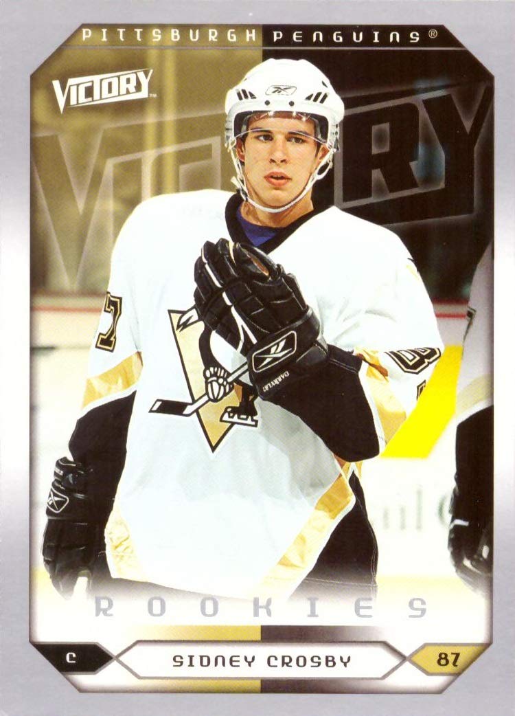 2005-06 Upper Deck Victory Hockey Sidney Crosby Rookie Card #285 - Collectible NHL Memorabilia for Hockey Fans & Sports Card Collectors - Perfect for Display, Investment & Trading