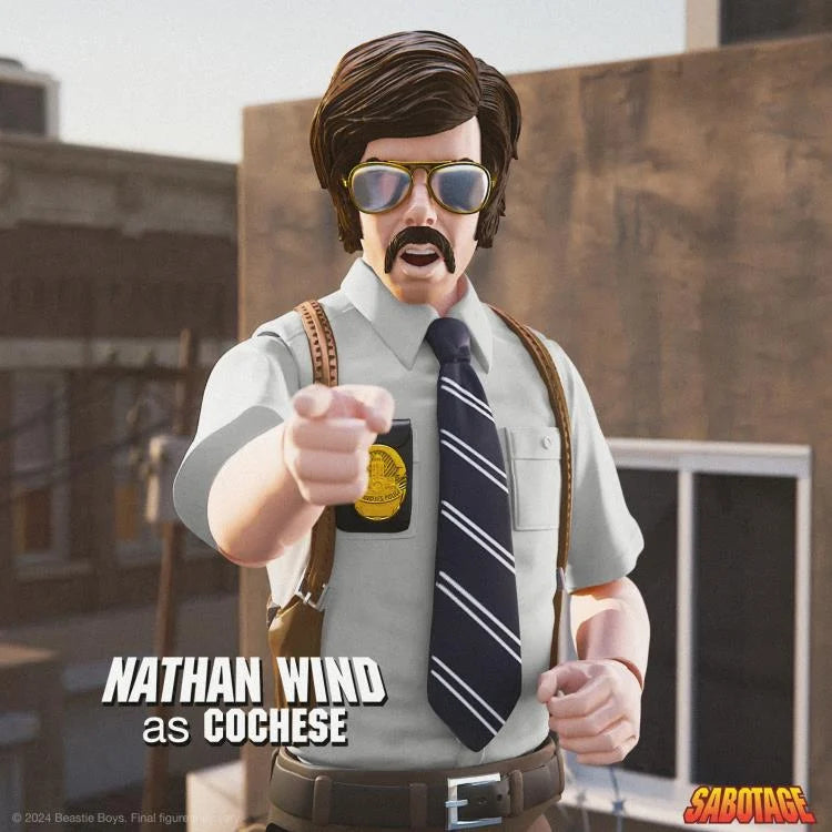 Beastie Boys Nathan Wind (Sabotage) ULTIMATES! Collectible Action Figure - Perfect for Music Fans, Pop Culture Collectors & Home Office Display