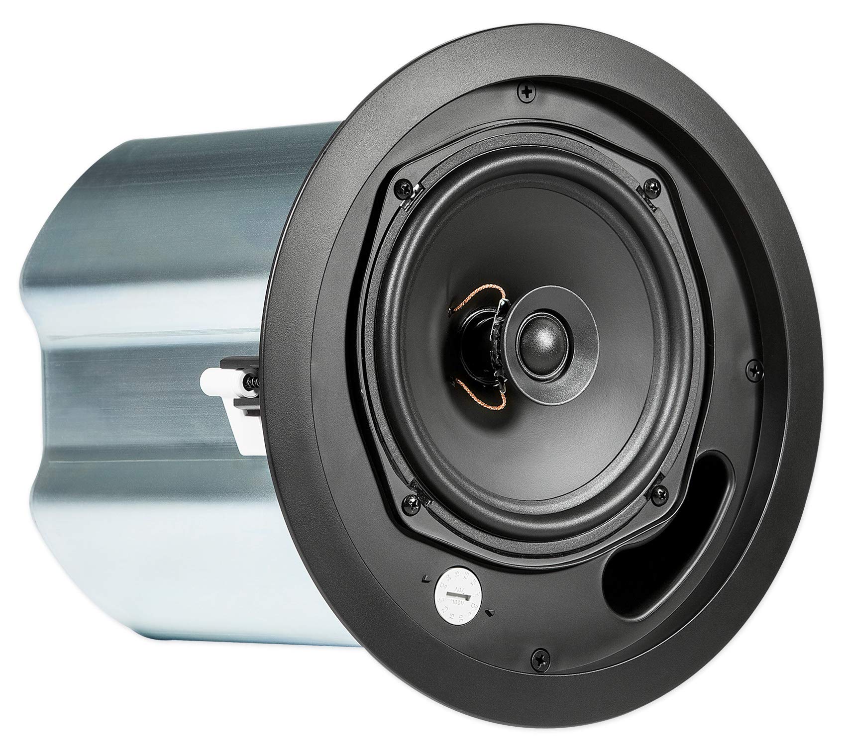 JBL Control 16C-T 6.5 Inch 8 Ohm In-Ceiling Speaker with Transformer - Black | Perfect for Home Theater, Background Music & Commercial Audio Systems