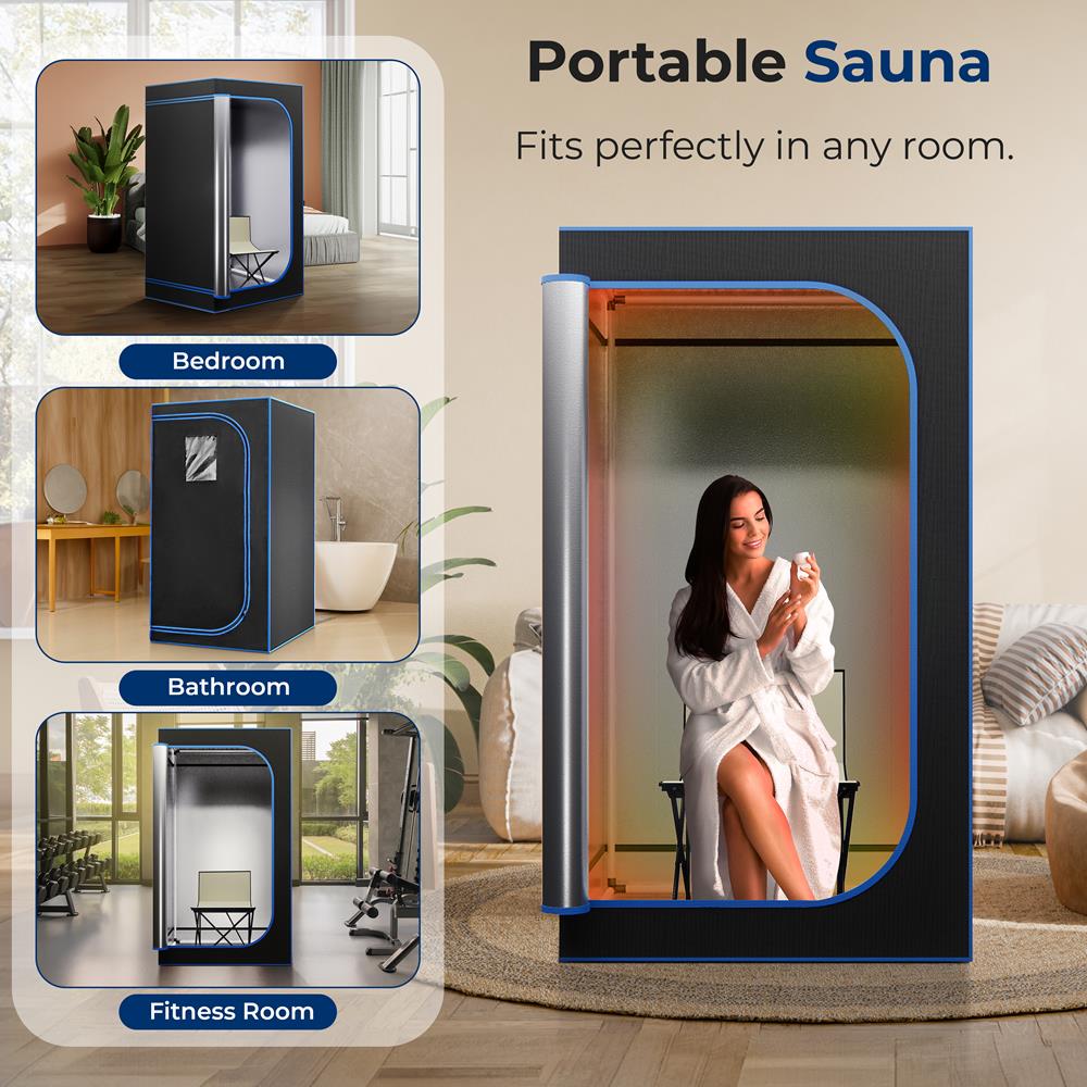 Portable Steam Sauna for Home Use - Relaxing Personal Sauna Tent for Detox & Weight Loss - Perfect for Spa, Yoga & Post-Workout Recovery