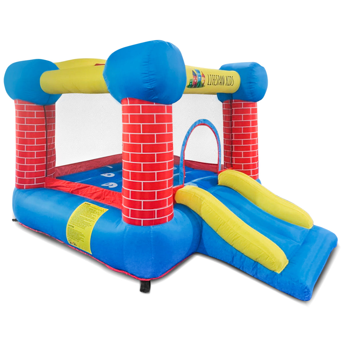 Bouncefort Mini Inflatable Castle for Kids - Portable Bouncy House with Air Pump - Perfect for Indoor/Outdoor Birthday Parties, Backyard Play & Family Gatherings