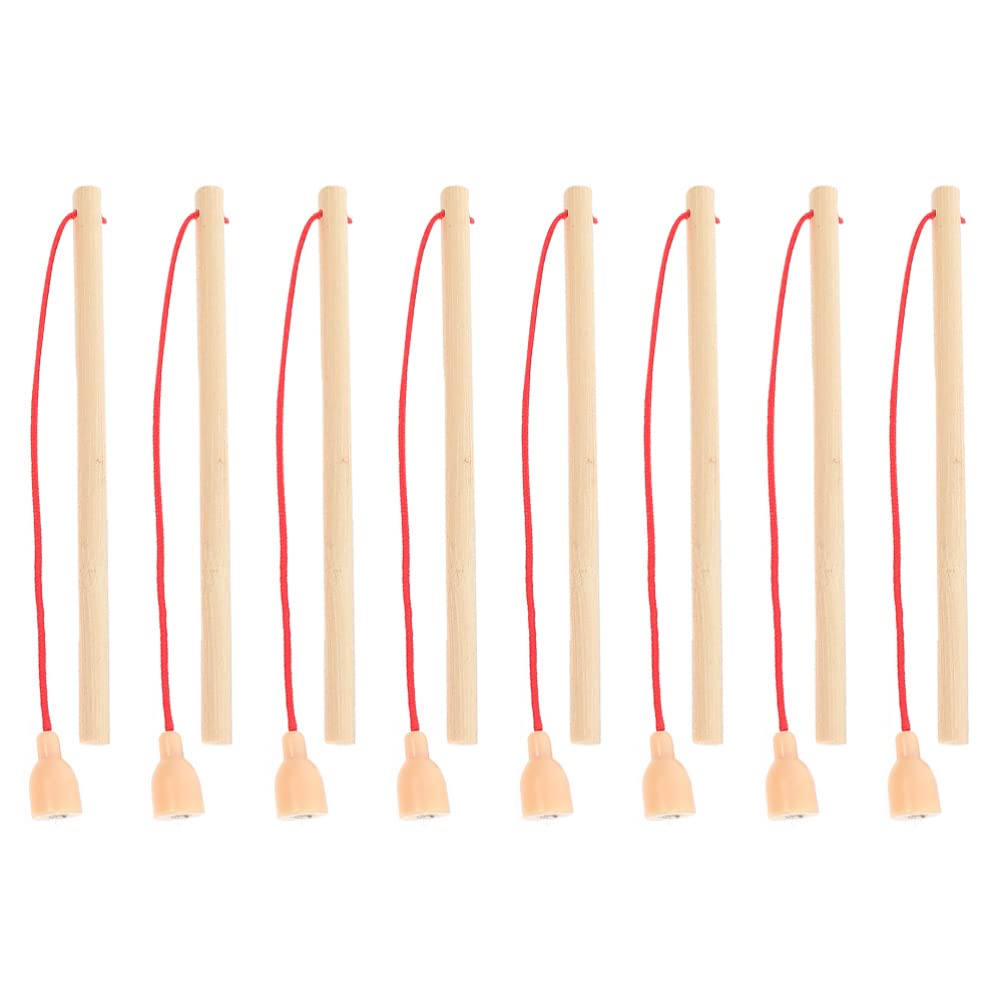 Wooden Magnetic Fishing Toy Set - 8pcs Kids Educational Game for Preschool & Outdoor Play