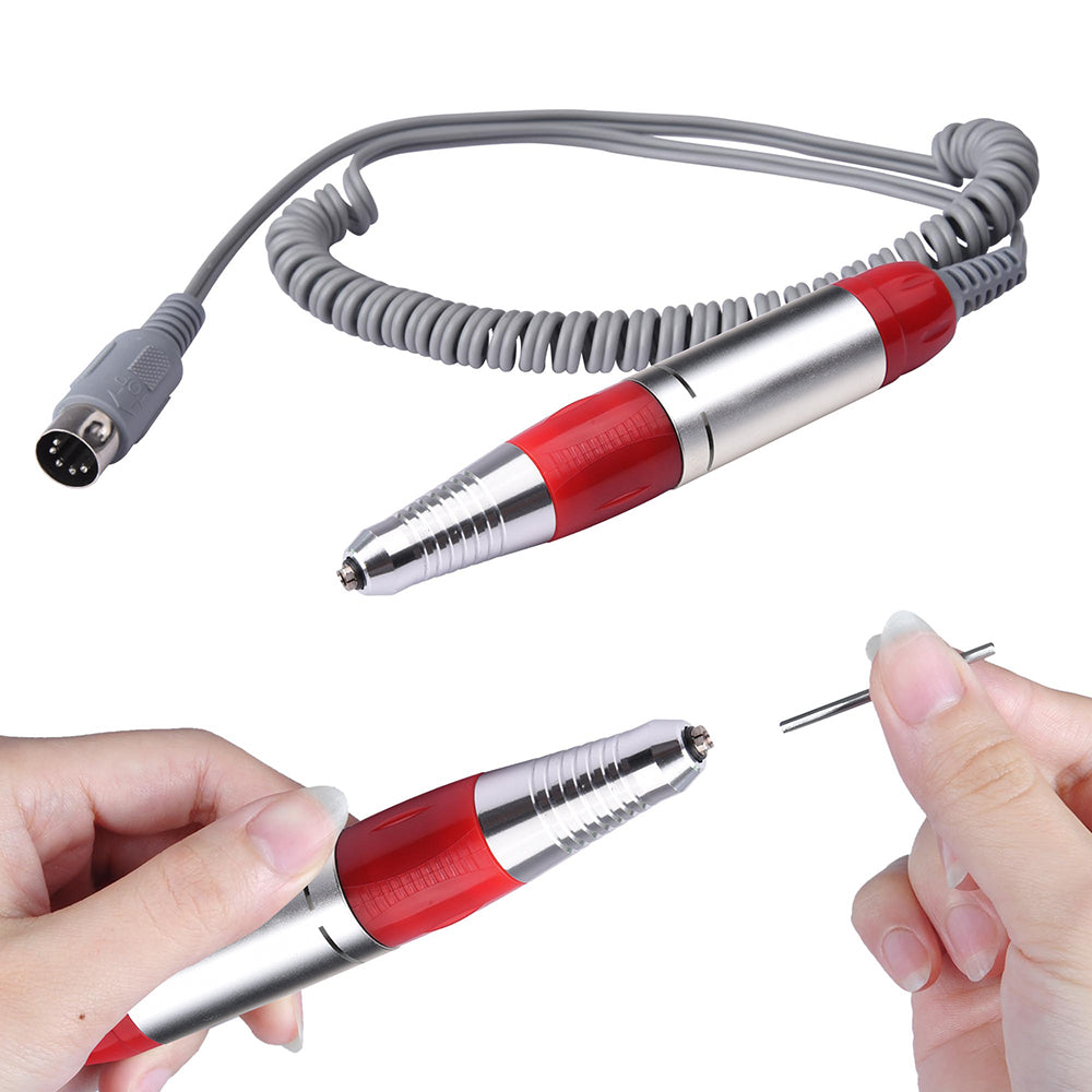 Professional Electric Nail Drill Kit for Acrylic & Gel Manicures - Cordless Nail File with Pedal Control for Salon & Home Use - Perfect for Nail Art, Extensions & Pedicures