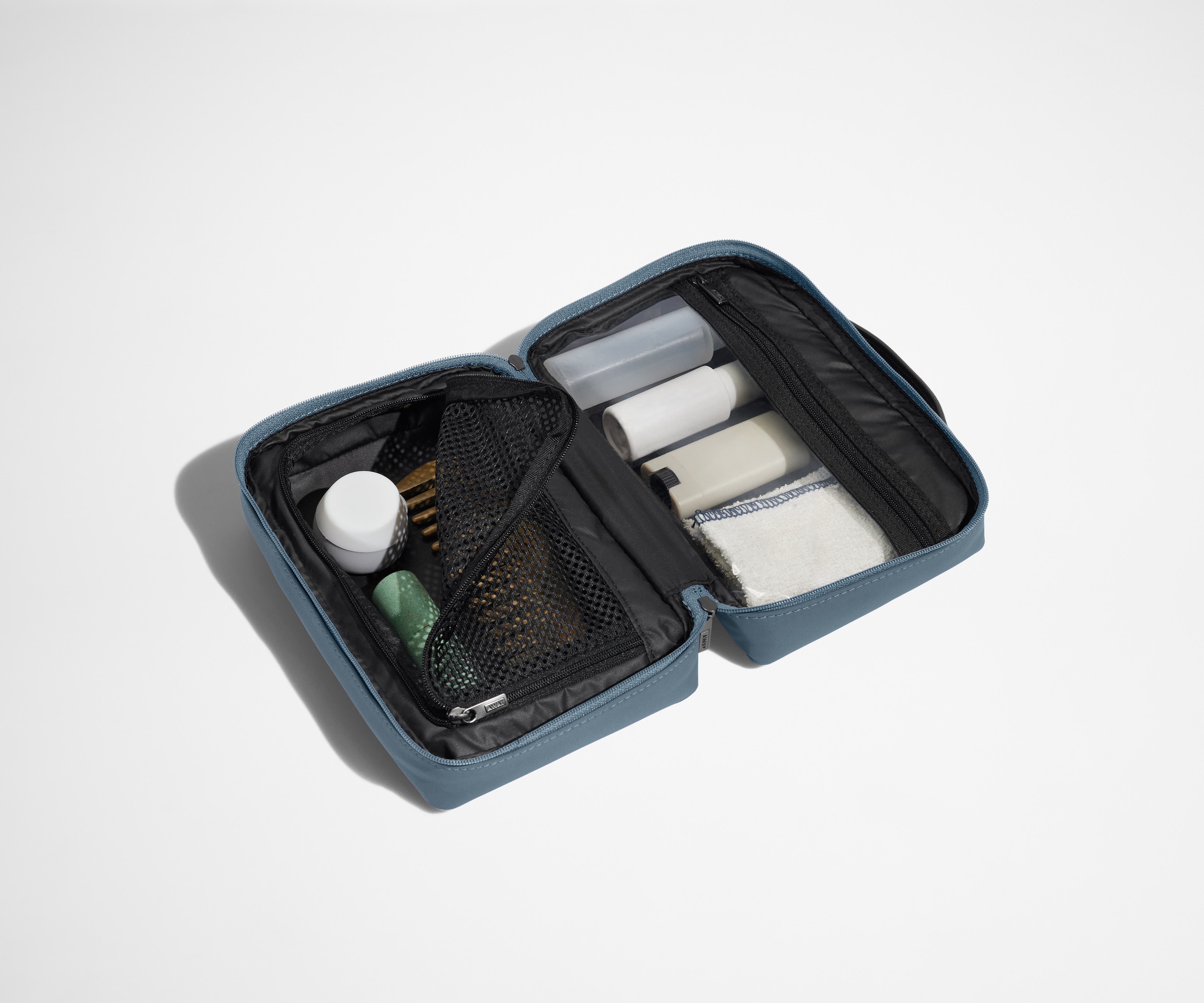 Coast Blue Small Toiletry Bag for Travel - Compact Cosmetic Organizer with Hanging Hook | Perfect for Vacation, Gym & Weekend Getaways