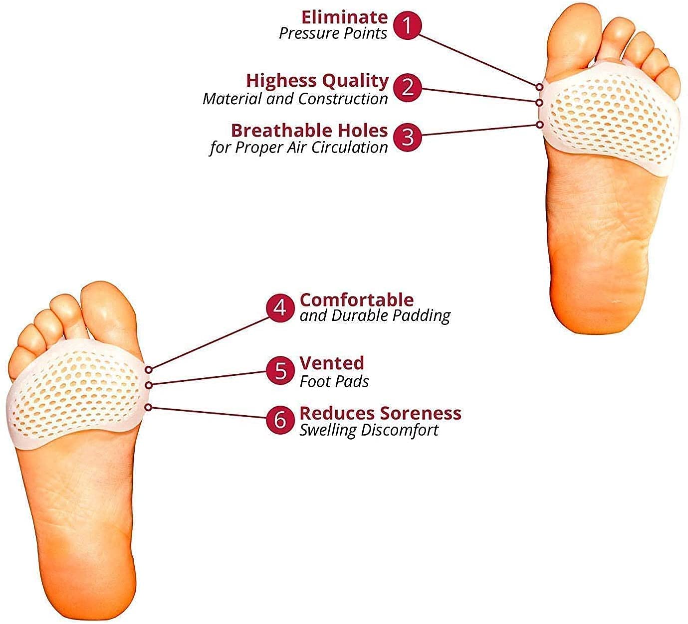 JABA'S® Moisturizing Silicone Foot Protector Socks - Anti Crack Heel & Toe Pads for Dry Skin Repair - Soft Gel Sleeves for Pain Relief - Non-Slip Design for Men & Women - Perfect for Overnight Foot Care & Cracked Heel Treatment
