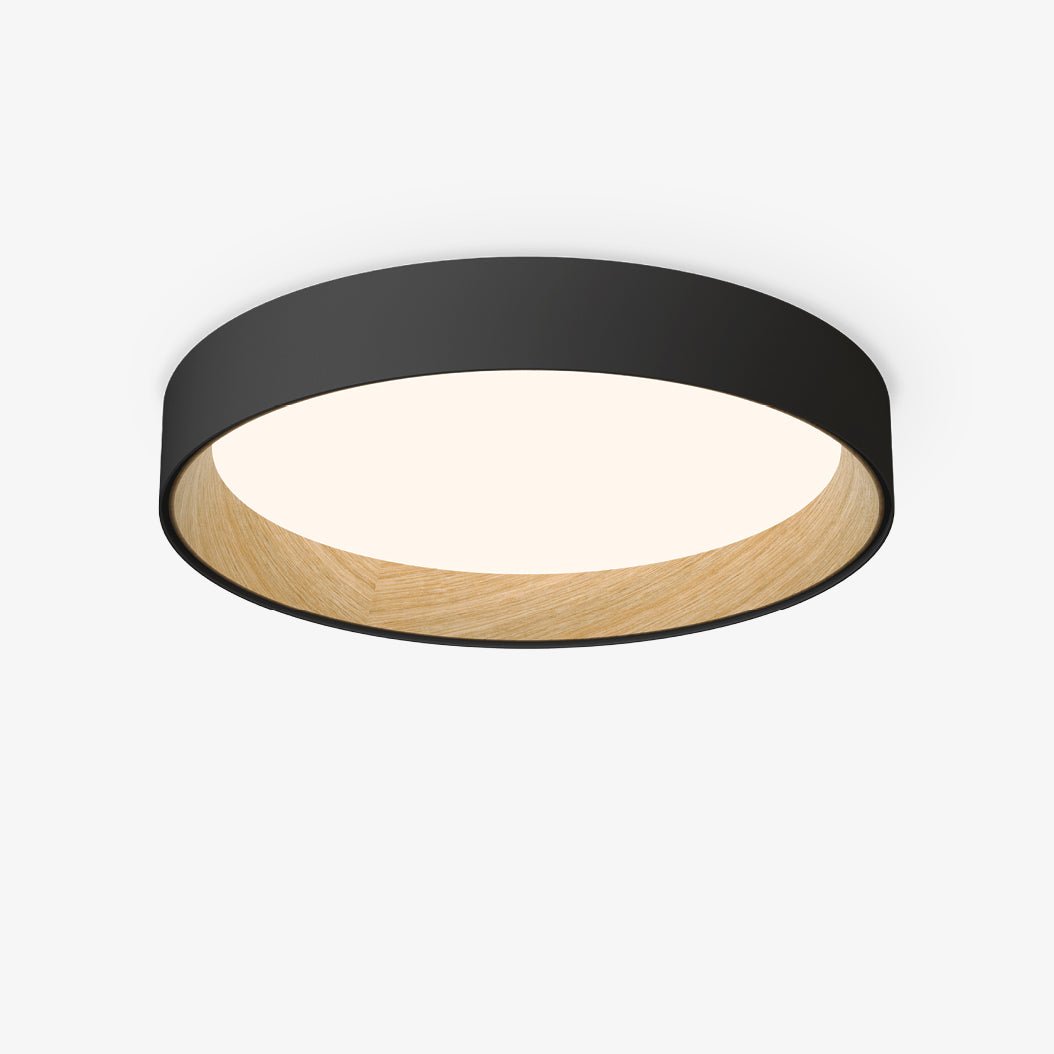 Modern Duo Round Ceiling Light Fixture - Energy Efficient LED Flush Mount for Bedroom, Living Room & Kitchen - Perfect for Home and Office Lighting