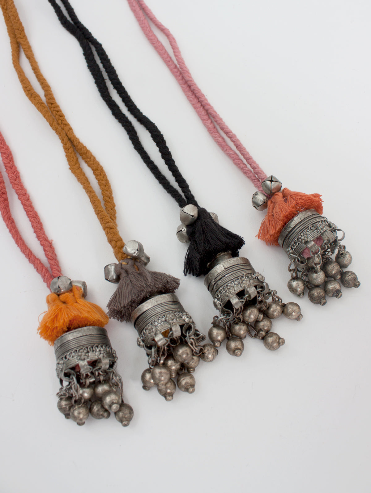 Handmade Temple Bells Pendant Necklace - Spiritual Jewelry for Meditation & Yoga - Perfect for Mindful Gifts & Boho Fashion