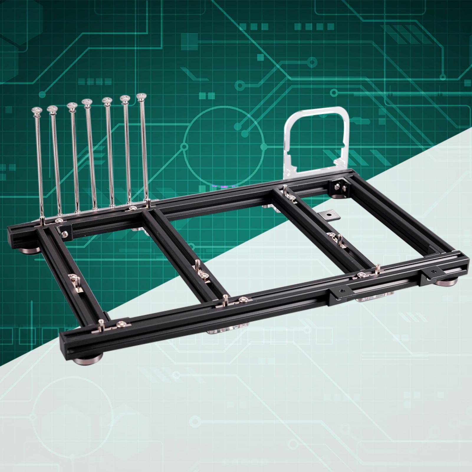 Open Frame 20x20 Aluminum Alloy ATX PC Case - DIY Computer Chassis for Overclocking & Testing | Perfect for Gaming Rigs, Workstations & PC Builders