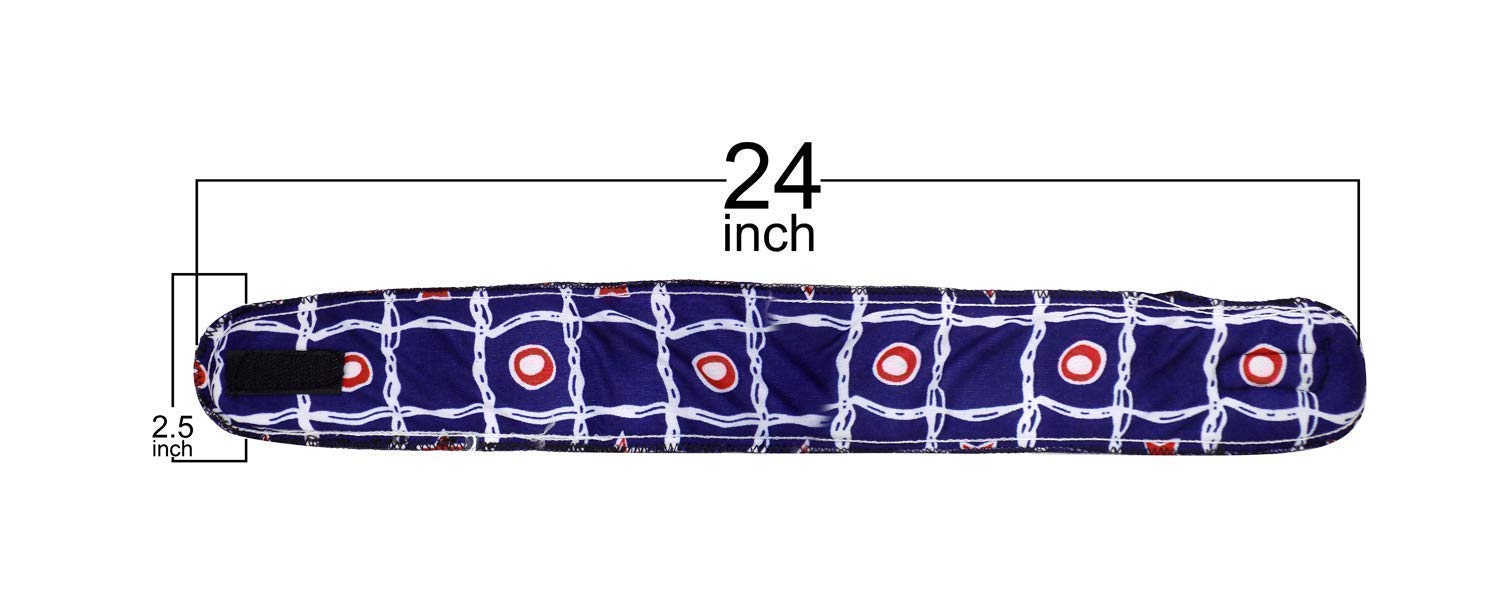 AASA Stretchy Adjustable Polycotton Makeup Headband & Spa Head Wrap for Women - Soft Elastic Facial Headbands for Skincare, Hair Styling & Relaxation (2-Pack, Multicolor) - Perfect for Facials, Washing Face & At-Home Spa Days