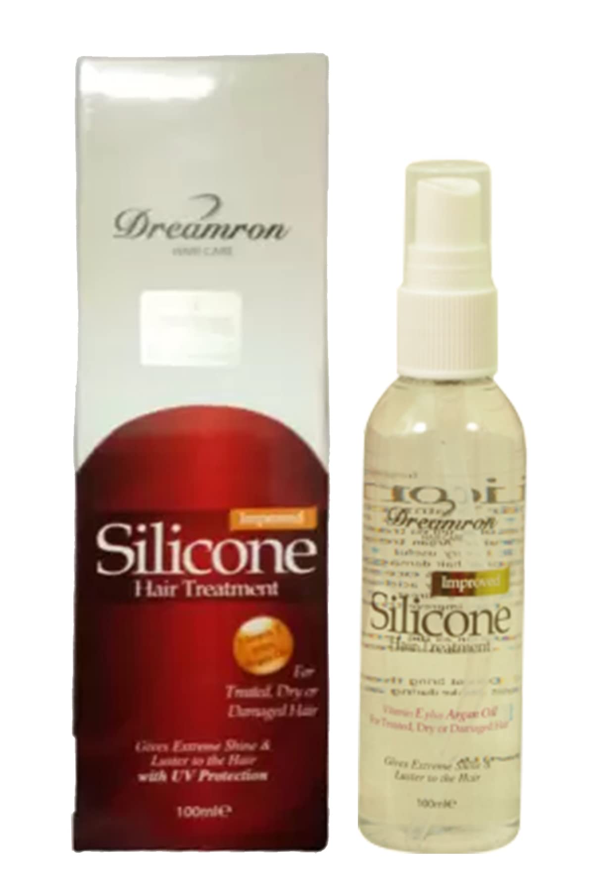 Arganik Dreamron Silicone Hair Treatment for Damaged Hair - 100ml | Frizz Control & Heat Protection for Smooth, Shiny Hair | Perfect for Daily Styling & Salon Use