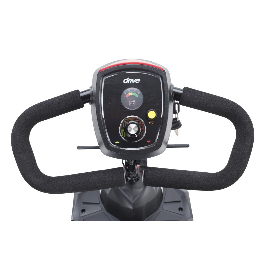 Drive Medical Spitfire Scout 3-Wheel Mobility Scooter - Lightweight & Portable for Seniors & Adults - Ideal for Shopping, Travel & Outdoor Activities