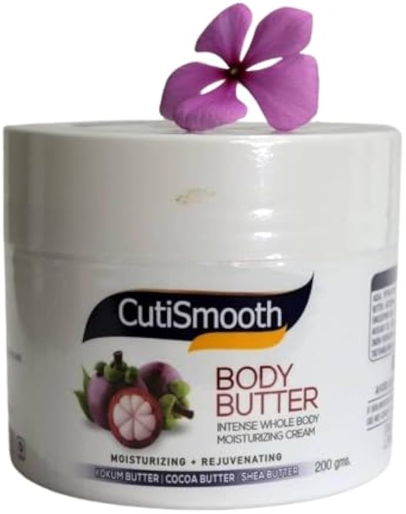 CutiSmooth Body Butter - Ultra Hydrating Moisturizing Cream for Dry Skin (200g) | Deep Nourishment for Face, Hands & Body | Perfect for Winter Care & Daily Skincare Routine