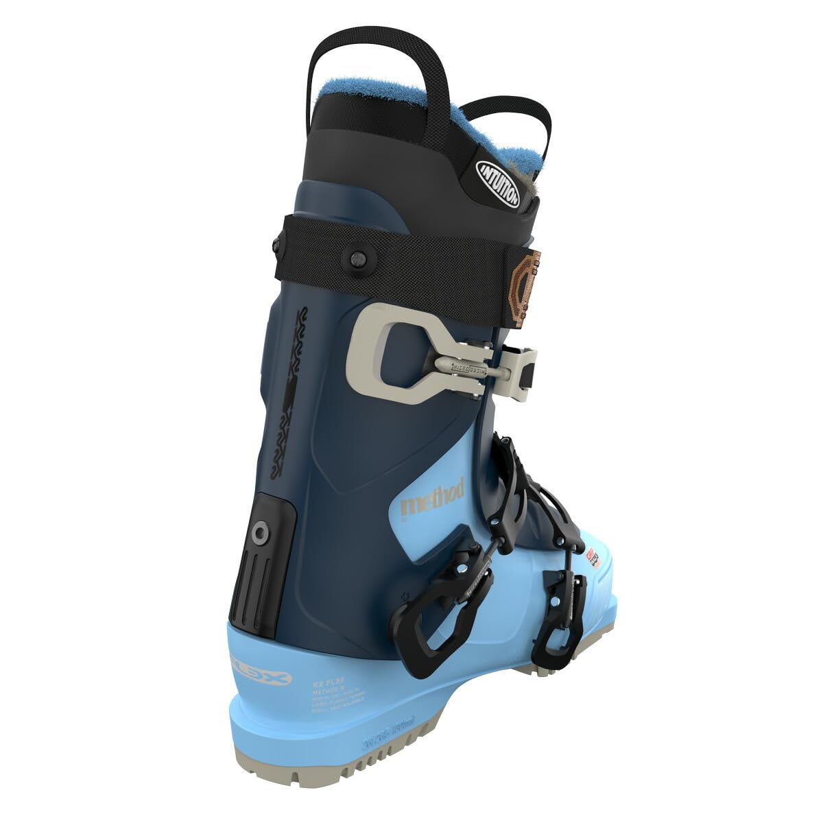 K2 Method W Women's Ski Boots - Lightweight & Comfortable for All-Mountain Skiing - Perfect for Alpine Adventures & Resort Skiing