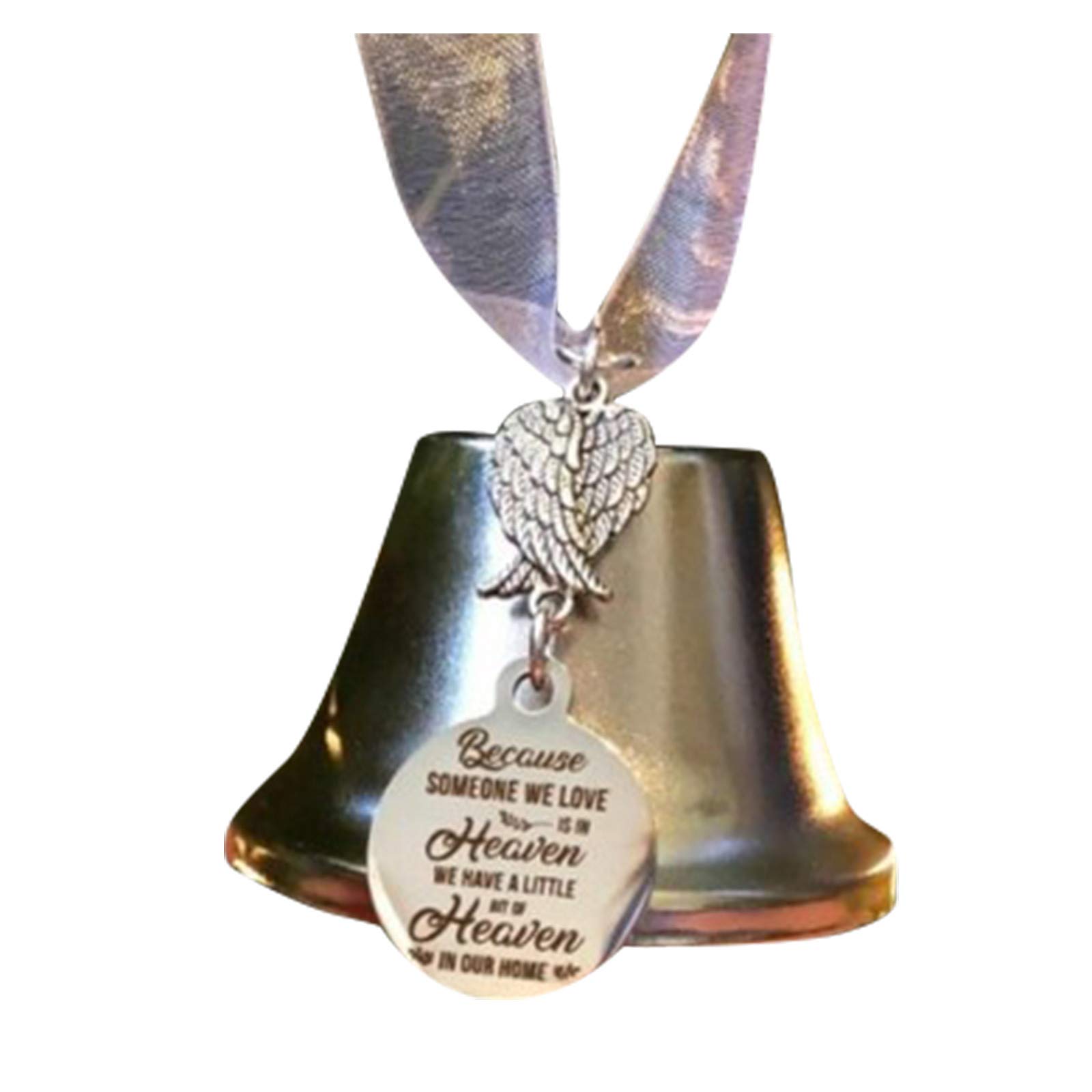 Patriotic Silver Christmas Tree Hanging Decorations - Family Holiday Party Sign & Commemorative Ornaments for Home, Office, and Festive Celebrations