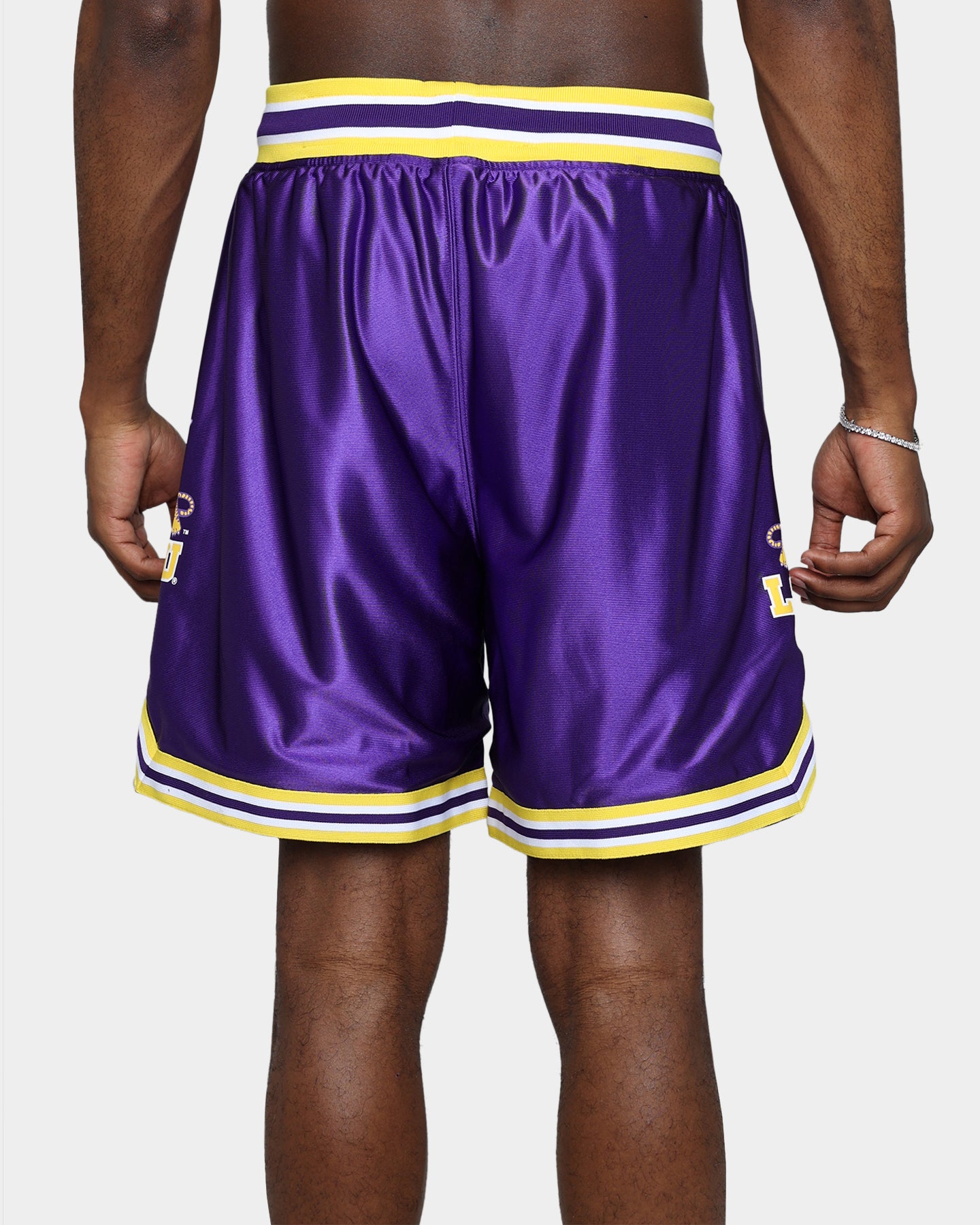 19Nine LSU Legacy Shorts - Purple Basketball Shorts for Men, Comfortable & Breathable, Perfect for Sports, Gym, and Casual Wear