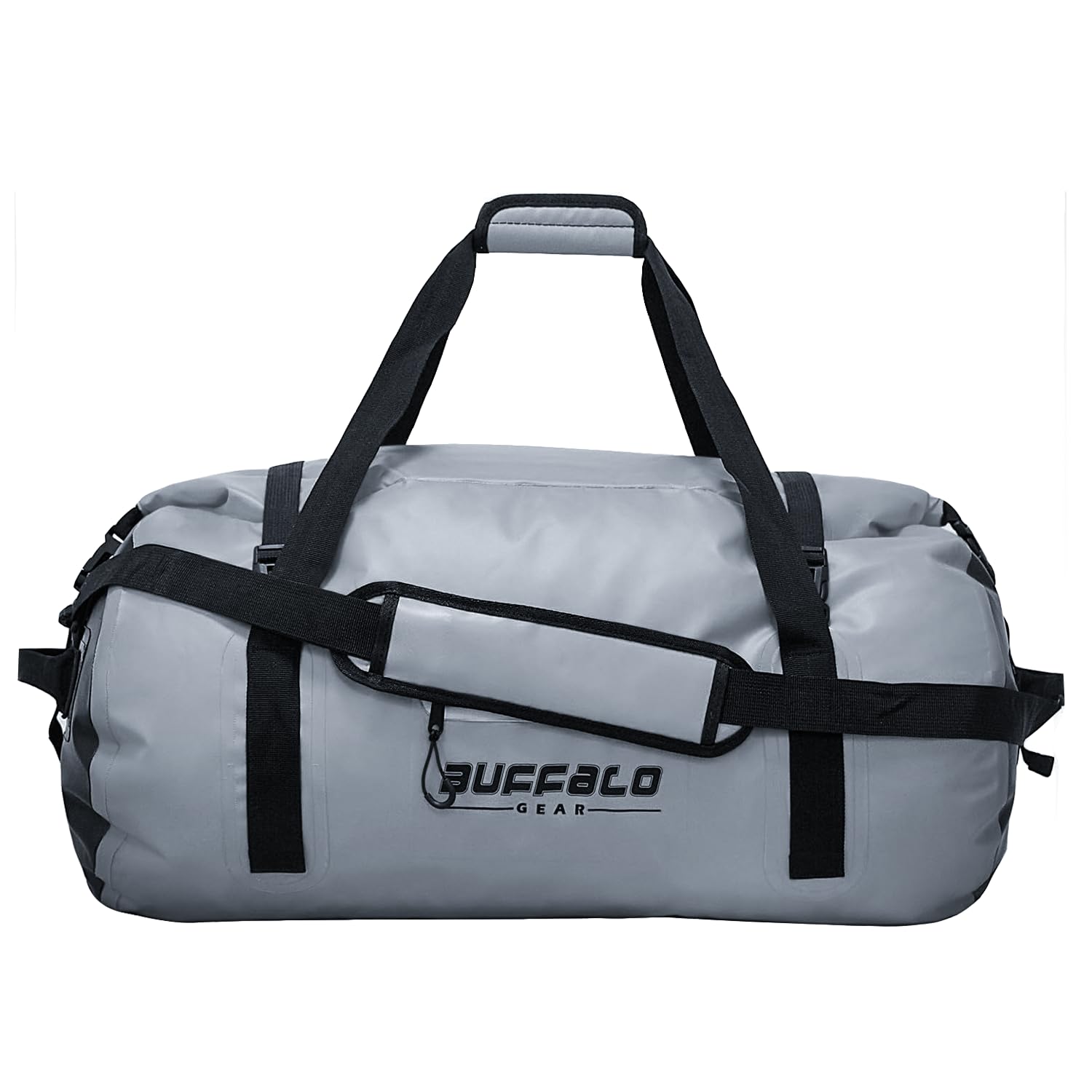 Buffalo Gear Waterproof Duffle Bag 40L 60L 80L - Heavy Duty Roll-top Dry Bag for Travel, Kayaking, Rafting, Boating, Fishing & Camping - Ideal for Outdoor Adventures and Water Sports
