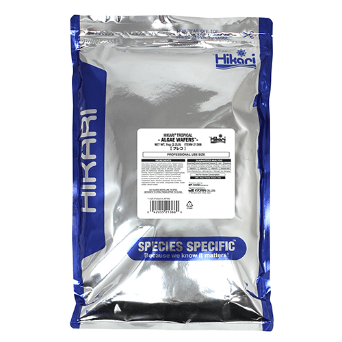 Hikari Tropical Algae Wafers - Premium Fish Food for Tropical Fish, Herbivores & Bottom Feeders - Ideal for Aquariums, Ponds & Fish Tanks