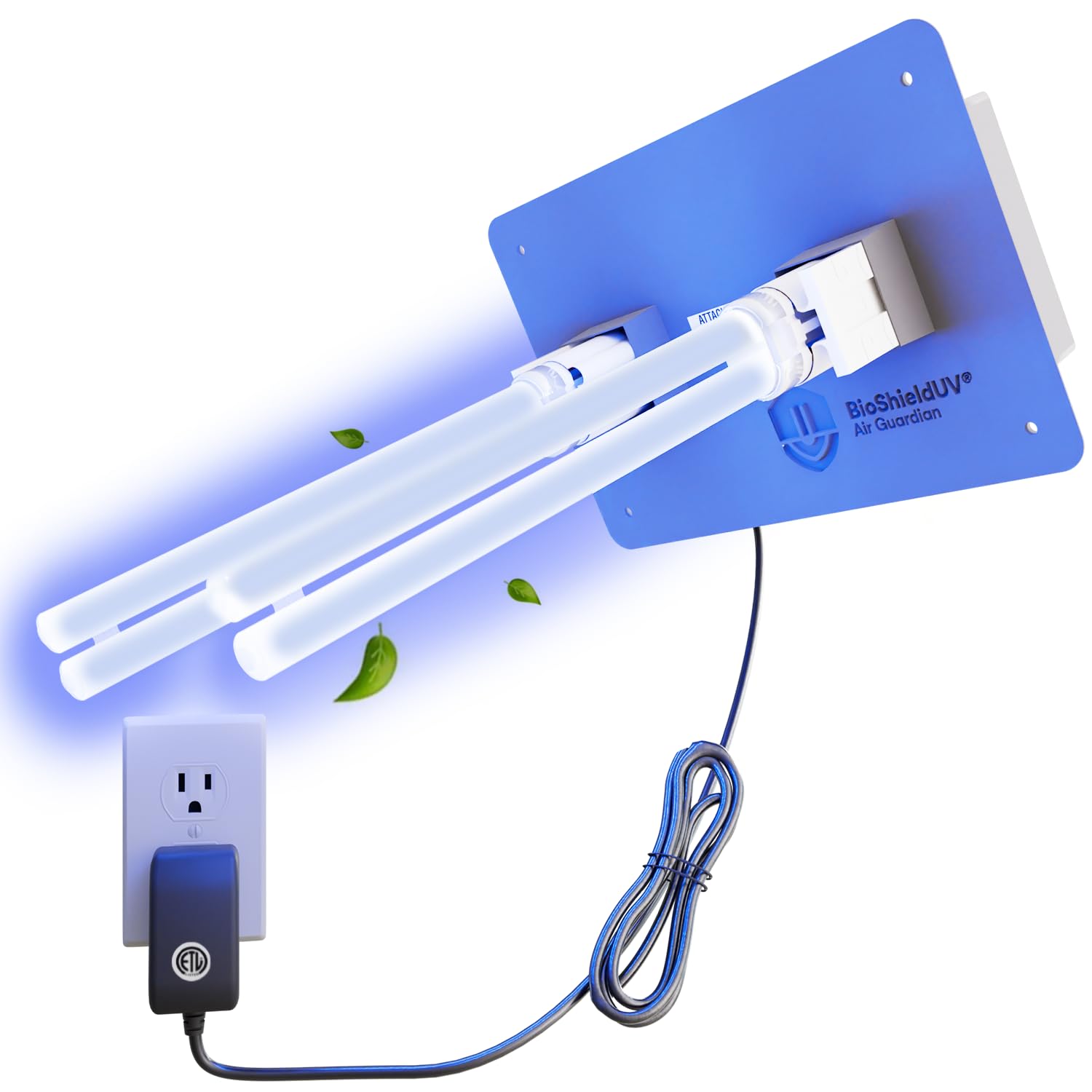 BioShieldUV® 18W HVAC UV Light Air Purifier Bulb - UVC Germicidal Lamp for Air Conditioner & Duct Systems | Kills Bacteria, Mold & Viruses | Whole House Air Purification for Cleaner, Healthier Indoor Air | Ideal for Homes, Offices & Commercial Spaces