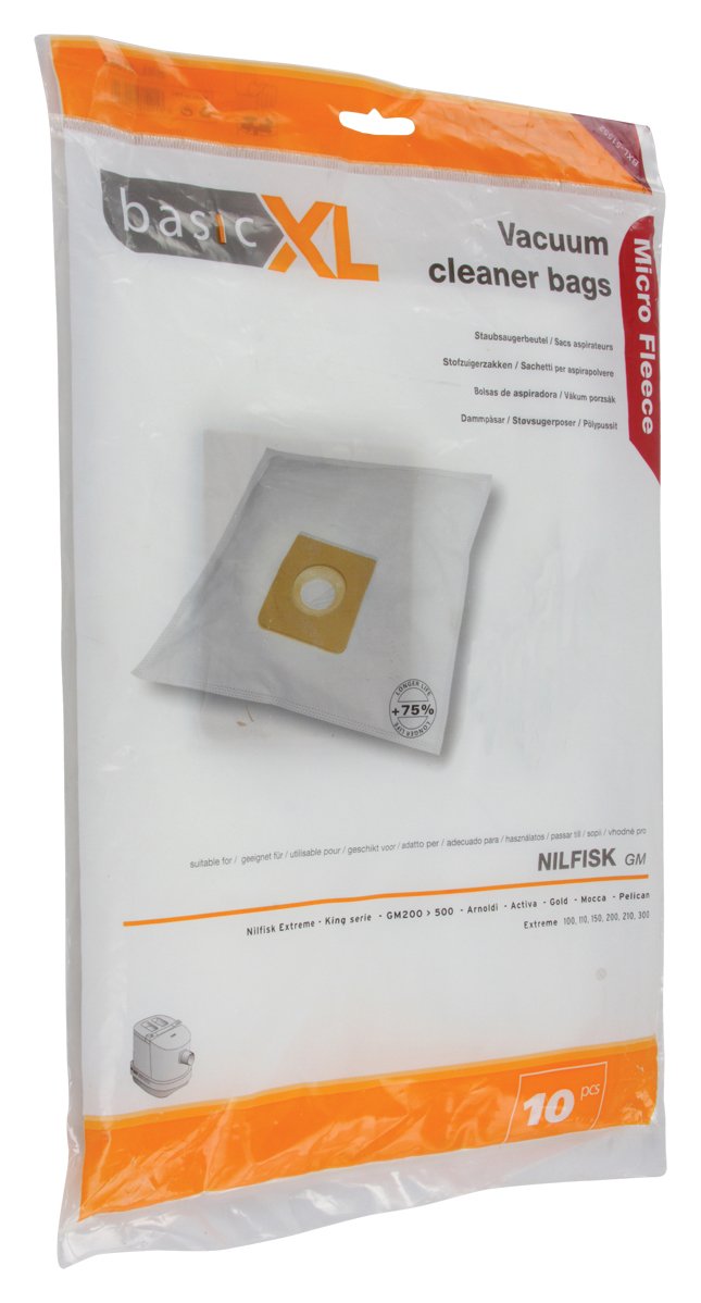 Nilfisk GM200-500 Vacuum Cleaner Replacement Bags [BXL-51552] - Compatible with Nilfisk GM200-500 Series - Dust Bags for Home & Office Cleaning