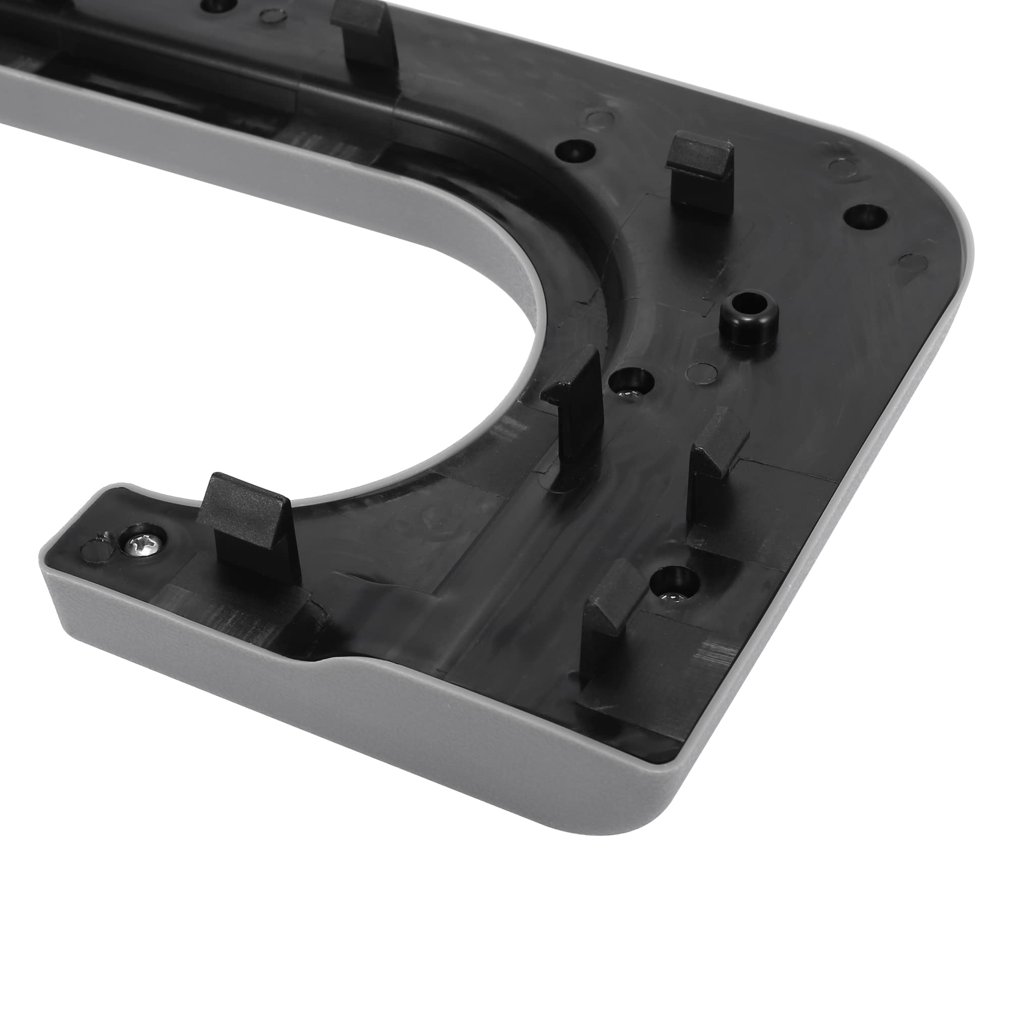 X AUTOHAUX Replacement Center Console Cup Holder for Ford F250 F350 1999-2010 Models - Gray Armrest Pad for Bench Seat - Perfect for Road Trips & Daily Commuting