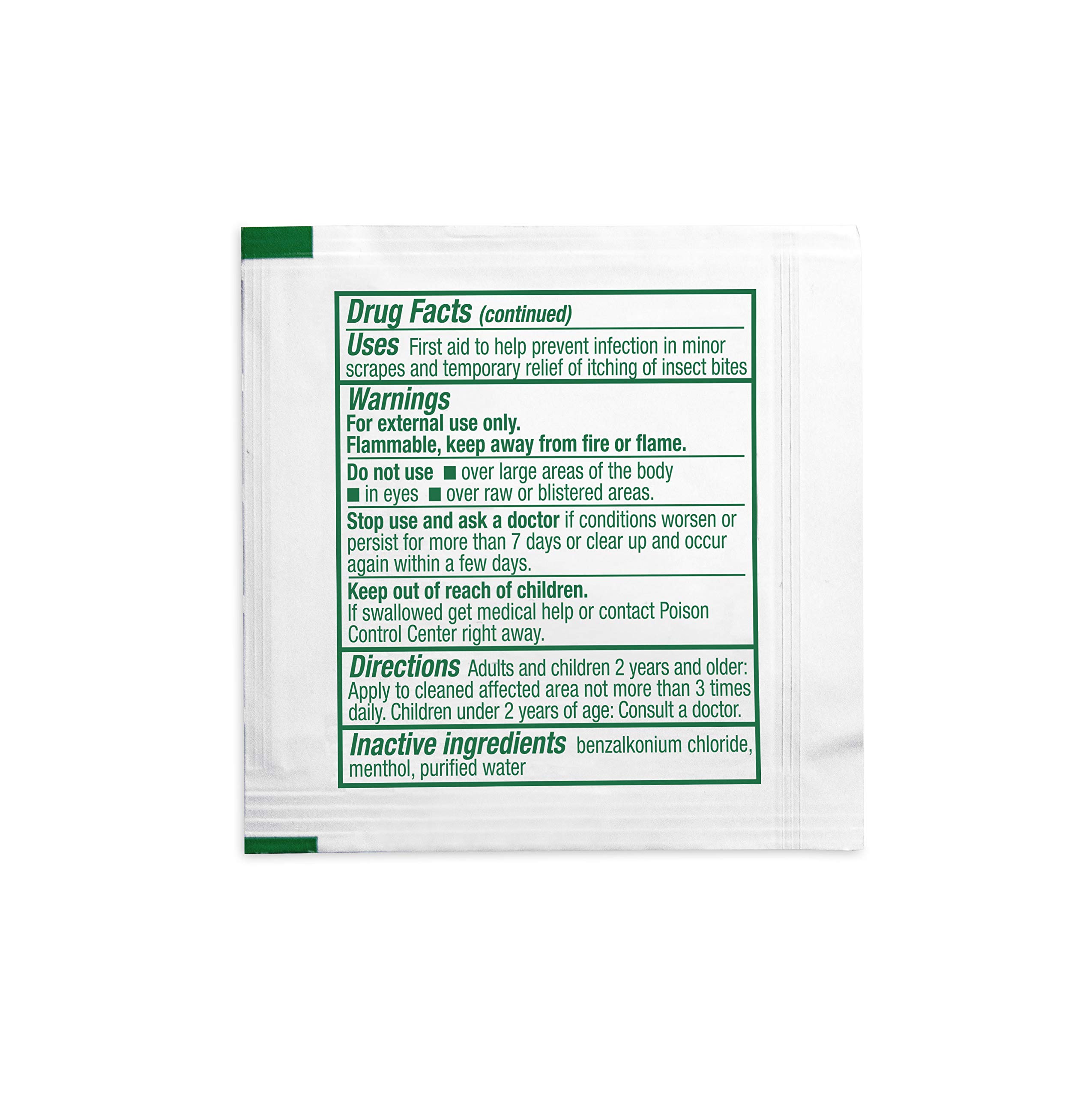 Safetec Sting & Insect Bite Relief Wipes - Bulk Pack of 3000 Wipes for Outdoor, Camping, Hiking & First Aid Kit Supplies