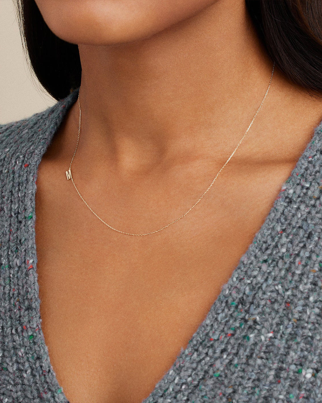 14K Gold Alphabet Necklace - Personalized Initial Pendant Jewelry for Women - Perfect for Gifts, Birthdays & Everyday Elegance