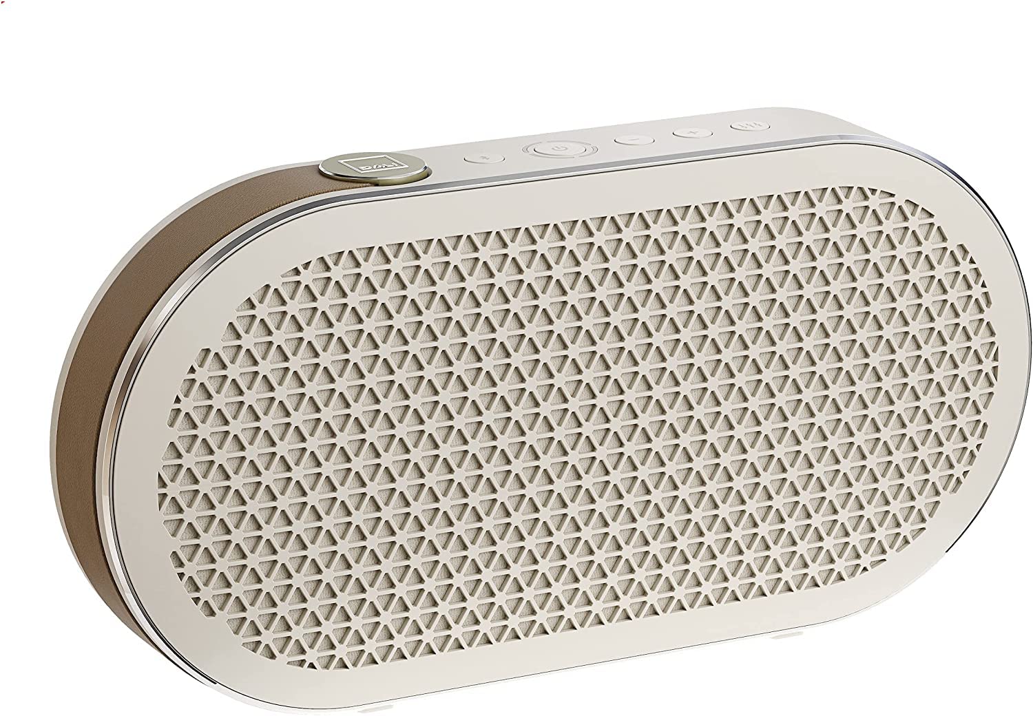 DALI Katch G2 Portable Bluetooth Speaker - Wireless Compact Outdoor Speaker with 30 Hours Playtime, 95dB Sound Pressure, Fabric Dust Cap (Caramel White) - Perfect for Travel, Beach, Camping & Home Use