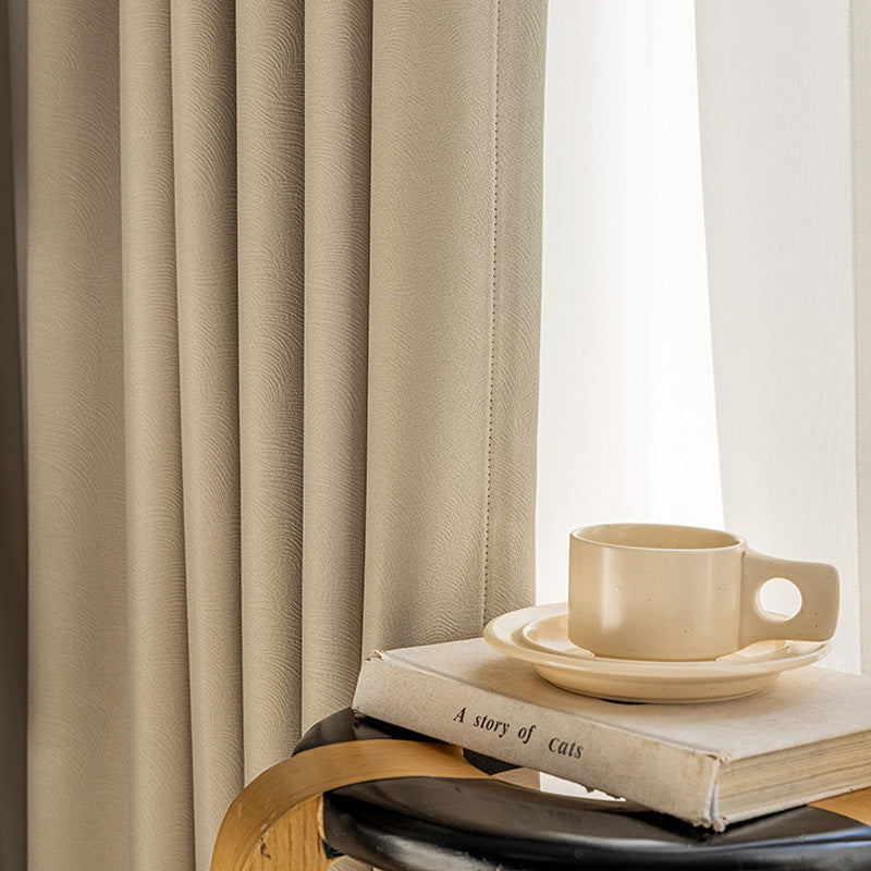 Viviana Chenille Blackout Thermal Custom Curtains for Bedroom & Living Room - Energy Efficient Light Blocking Window Treatments