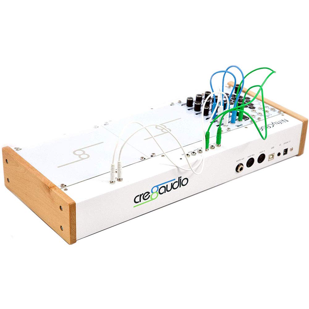 Cre8audio Eurorack Modular Synthesizer Nifty Kit Bundle with HPC-A30 Studio Monitor Headphones & 8 Sets 3' TS Patch Cables - Perfect for Electronic Music Production, Live Performance & Home Studio Setup