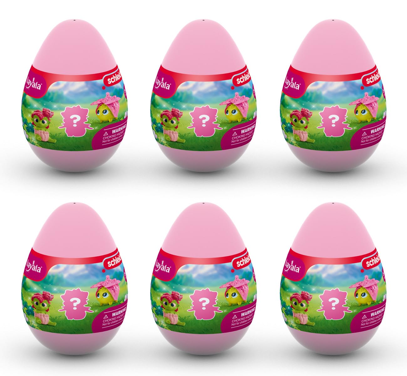 Schleich Bayala 6-Piece Surprise Toy Set with Magic Eggs & Hatching Baby Plants - Fantasy Play Figures for Kids Ages 5+ - Perfect Easter Basket Stuffers, Birthday Gifts & Imaginative Play Scenes