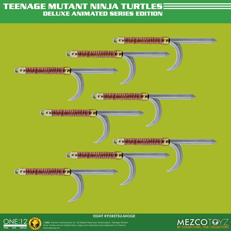 Teenage Mutant Ninja Turtles Deluxe Animated Series Action Figure - Mezco One:12 Collective - Collectible TMNT Toy for Fans & Display - Perfect for Gifts, Collections & Home Decor