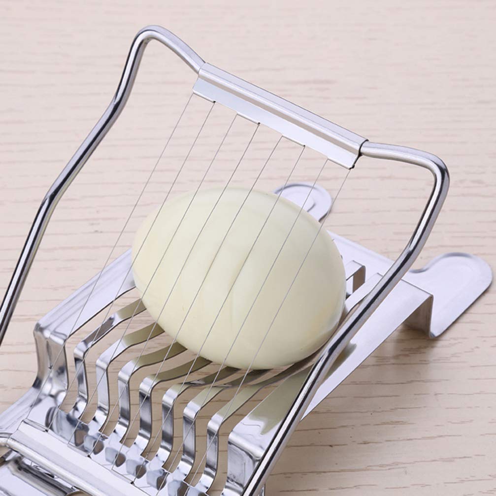 Premium Stainless Steel Meat Chopper & Multi-Purpose Food Slicer - Egg, Cheese, Mushroom, Fruit Cutter for Kitchen, Salad Prep & Japanese Cuisine Decor