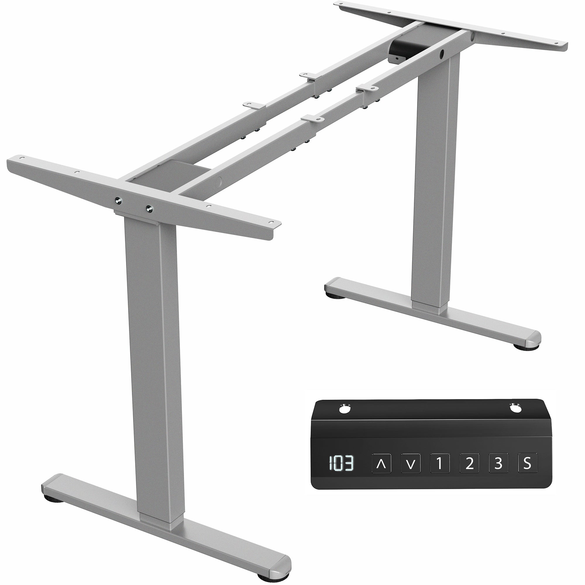 Electric Dual Motor Adjustable Height Standing Desk Frame with Memory Controller - Perfect for Home Office, Gaming & Workspace Ergonomics
