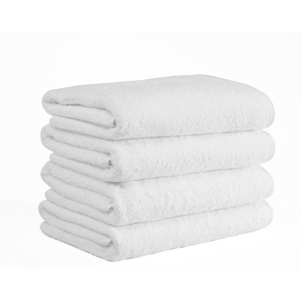 Premium Extra Large Oversized Bath Towels - 100% Cotton Turkish Towels for Maximum Softness & Absorbency - White Bath Sheet (40x80 Inches) - Heavy Weight Luxury Towels (Set of 4) - Perfect for Spa, Beach, Gym & Hotel Use