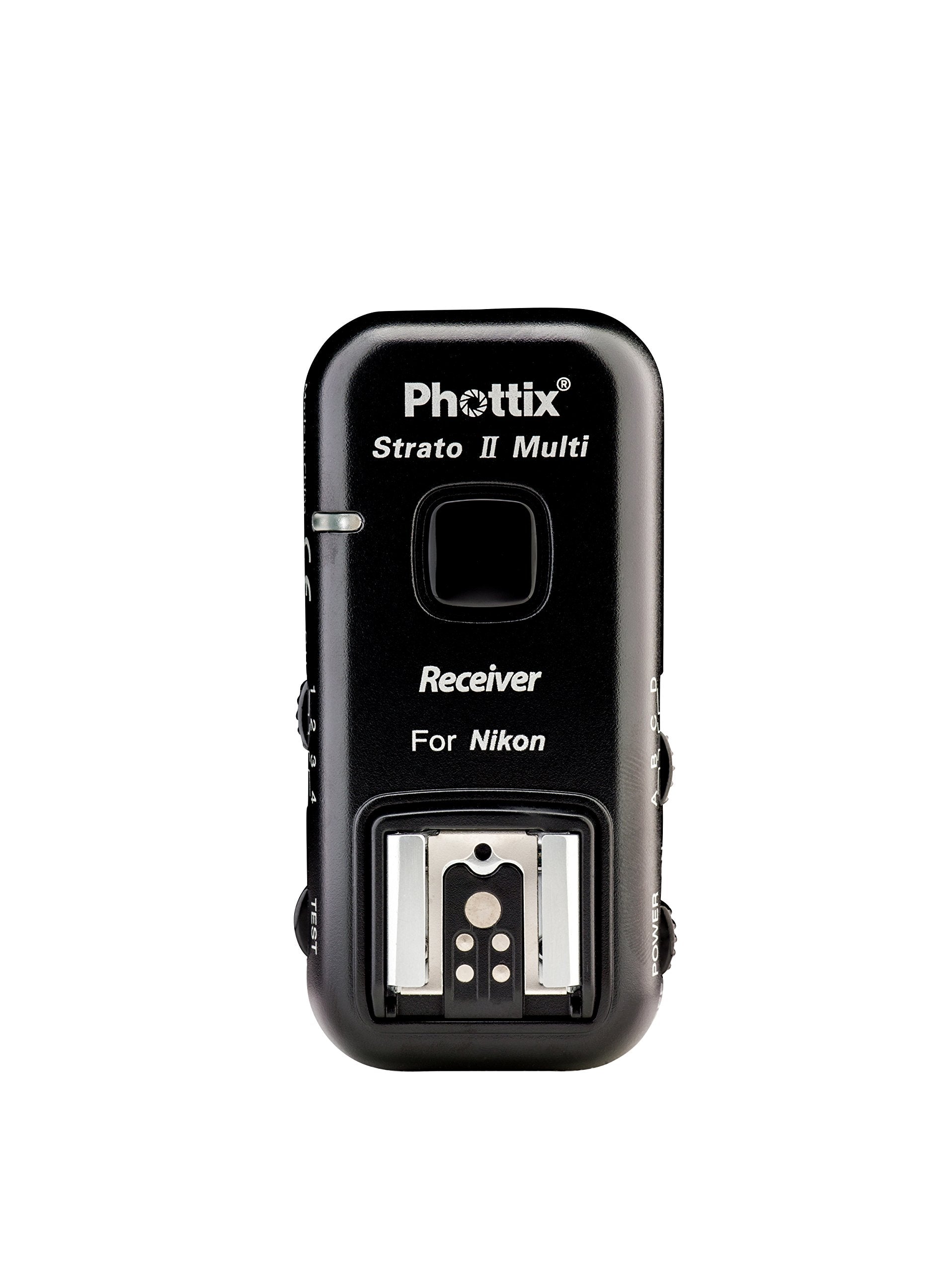 Phottix Stratos II Multi 5-in-1 Wireless Flash Trigger Receiver for Nikon DSLR Cameras - Perfect for Studio Photography & Off-Camera Flash