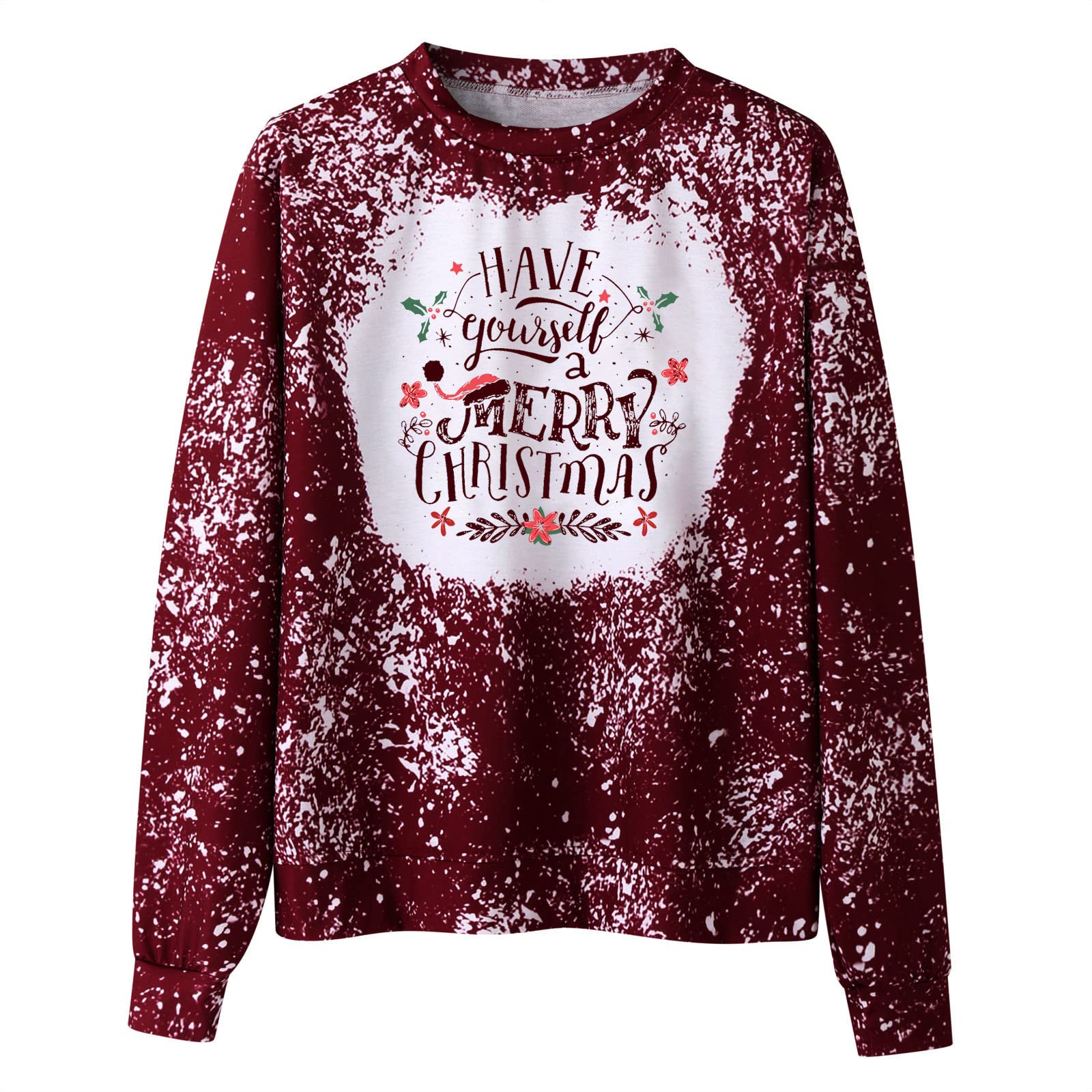 3D Christmas Round Digital Print Snowflake Hoodie - Men's & Women's Fashion Long Sleeve Top with High Neck - Perfect for Holiday Parties, Winter Outfits & Casual Wear